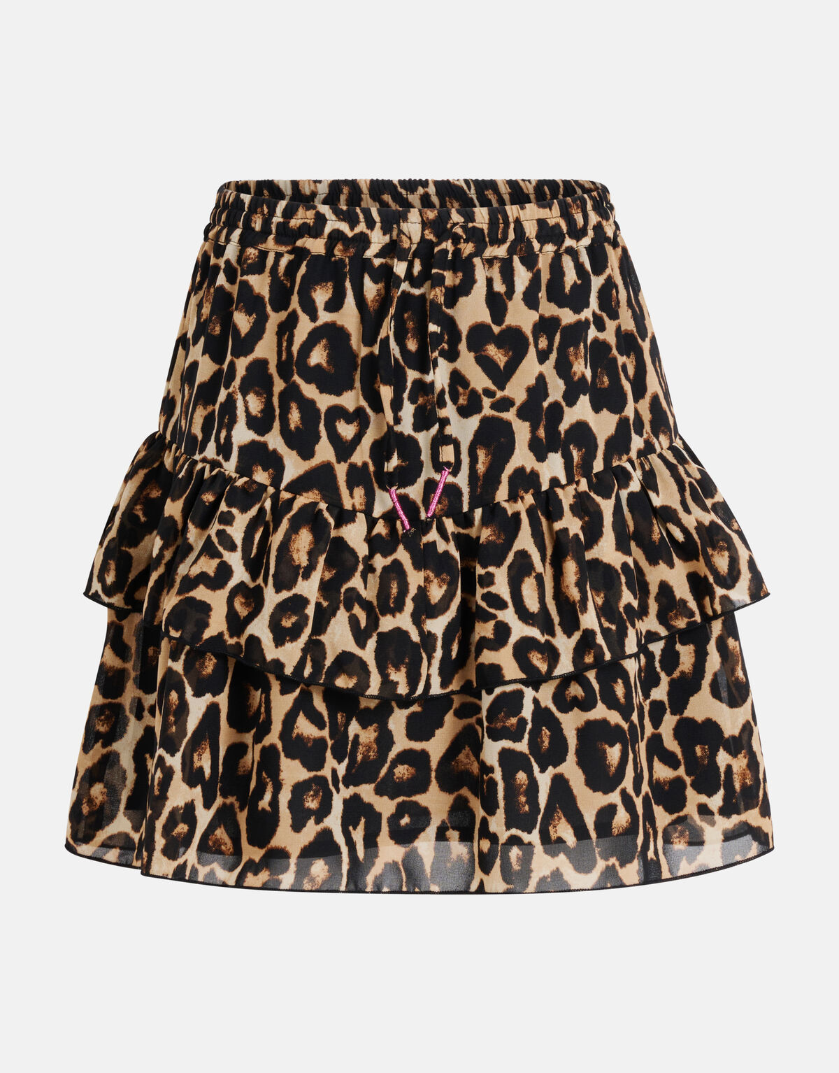 Leopardenmuster-Rock Braun SHOEBY GIRLS