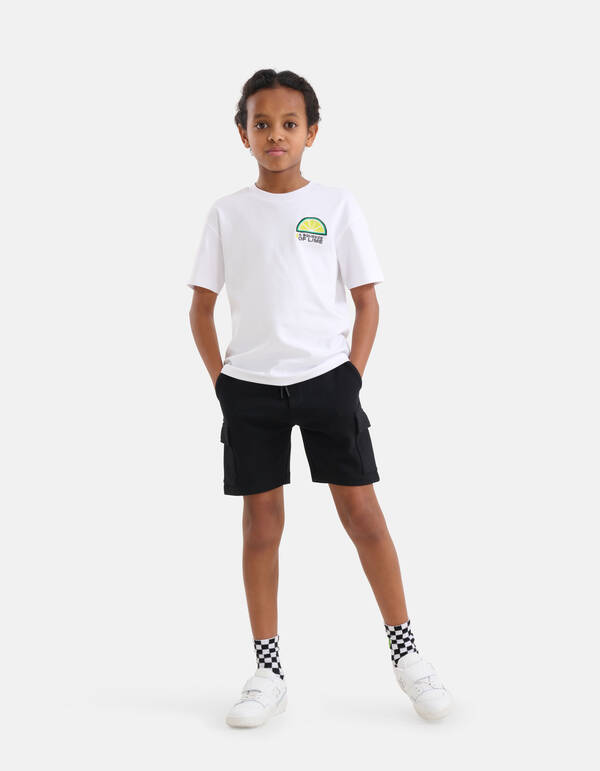 Cargo Jog Short Schwarz SHOEBY BOYS