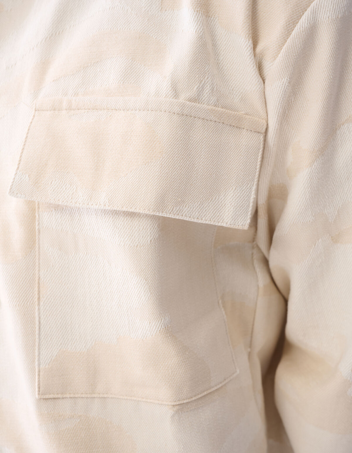 Denim-Jacquard-Jacke Off White SHOEBY MEN