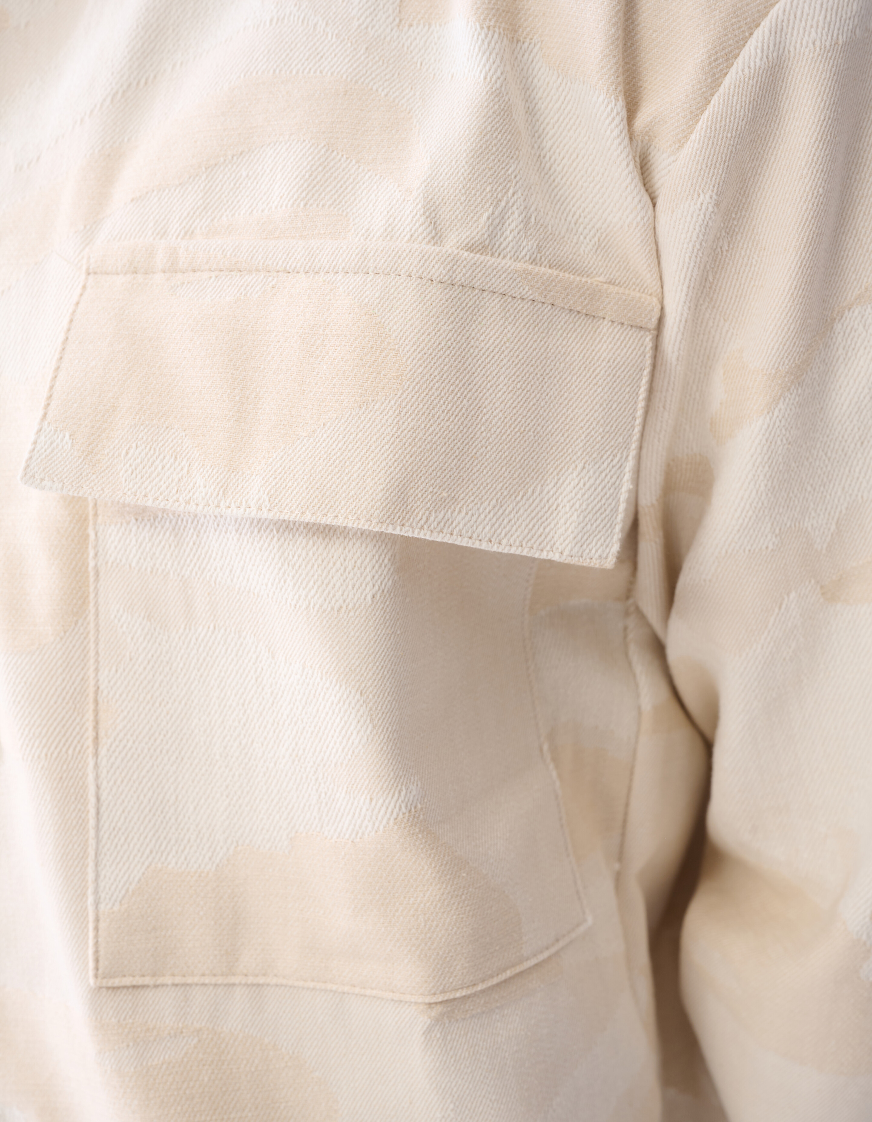 Jacquard-Jacke Off White SHOEBY MEN