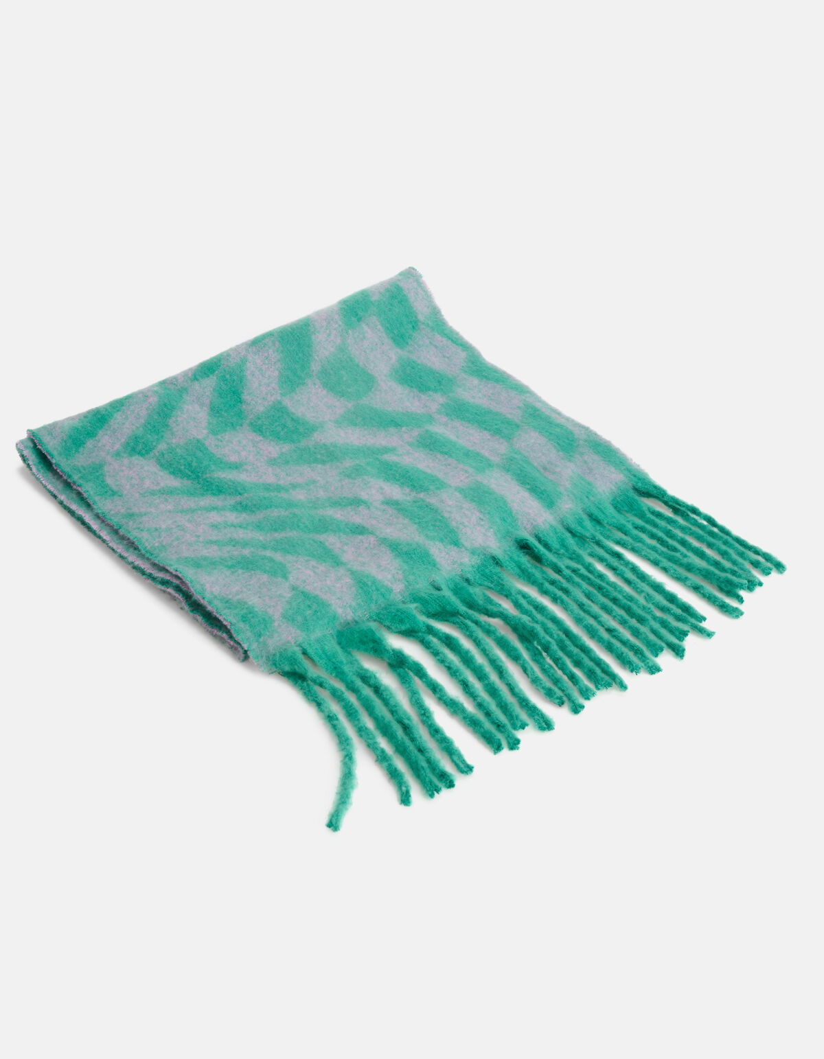 Zweifarbiges Halstuch Grün SHOEBY ACCESSOIRES