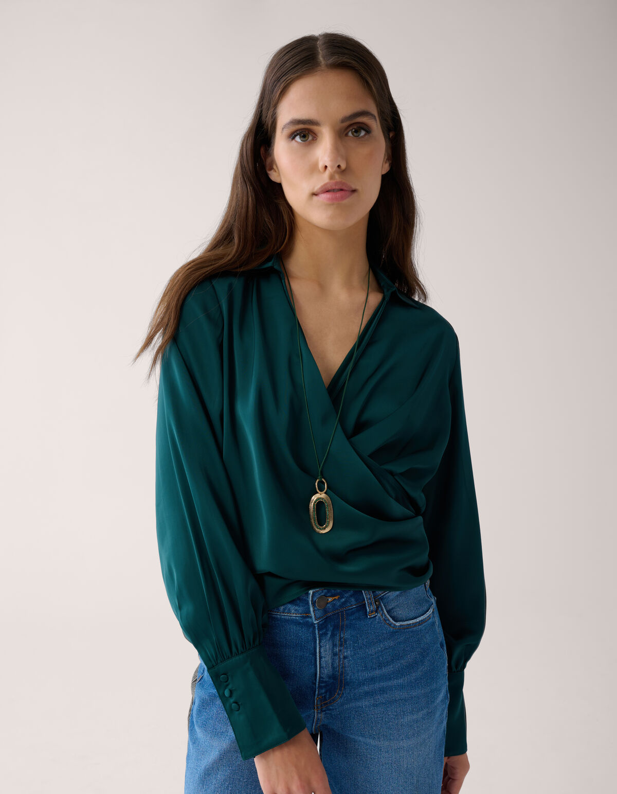 Knotenbluse Grün von Mieke SHOEBY WOMEN