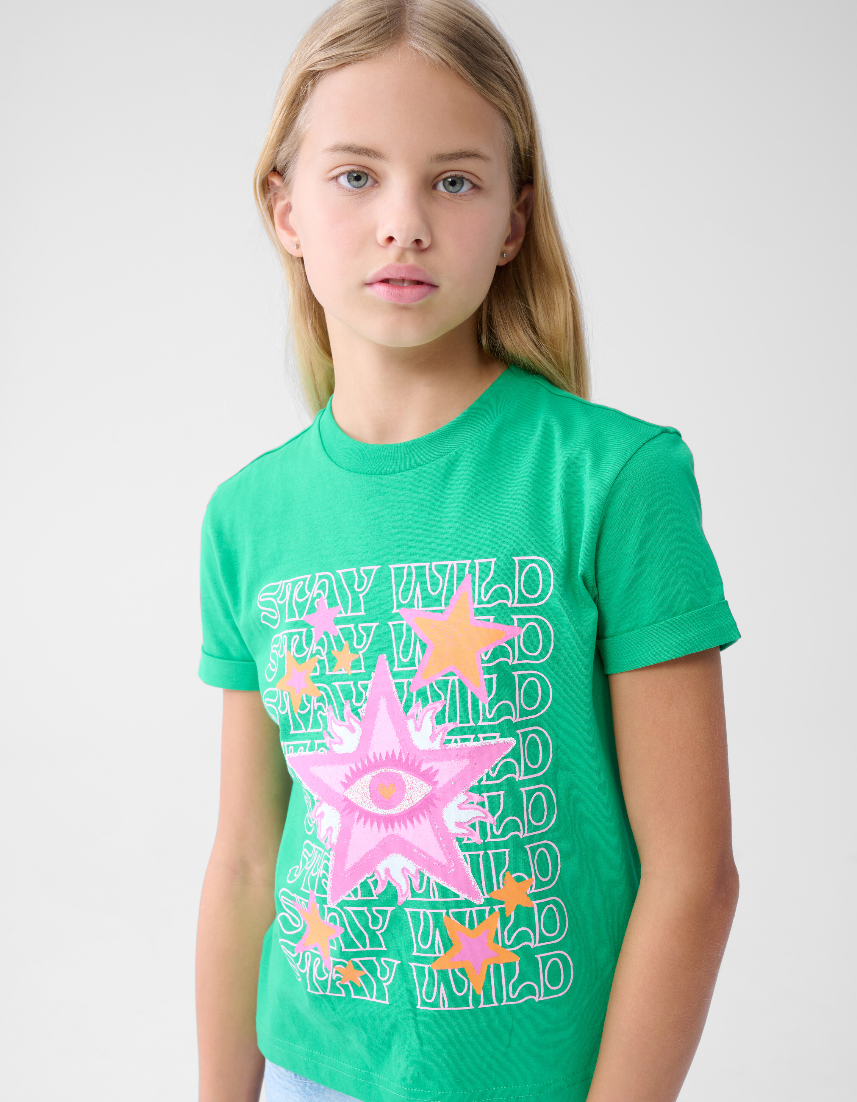Kunstwerk T-shirt Grün SHOEBY GIRLS