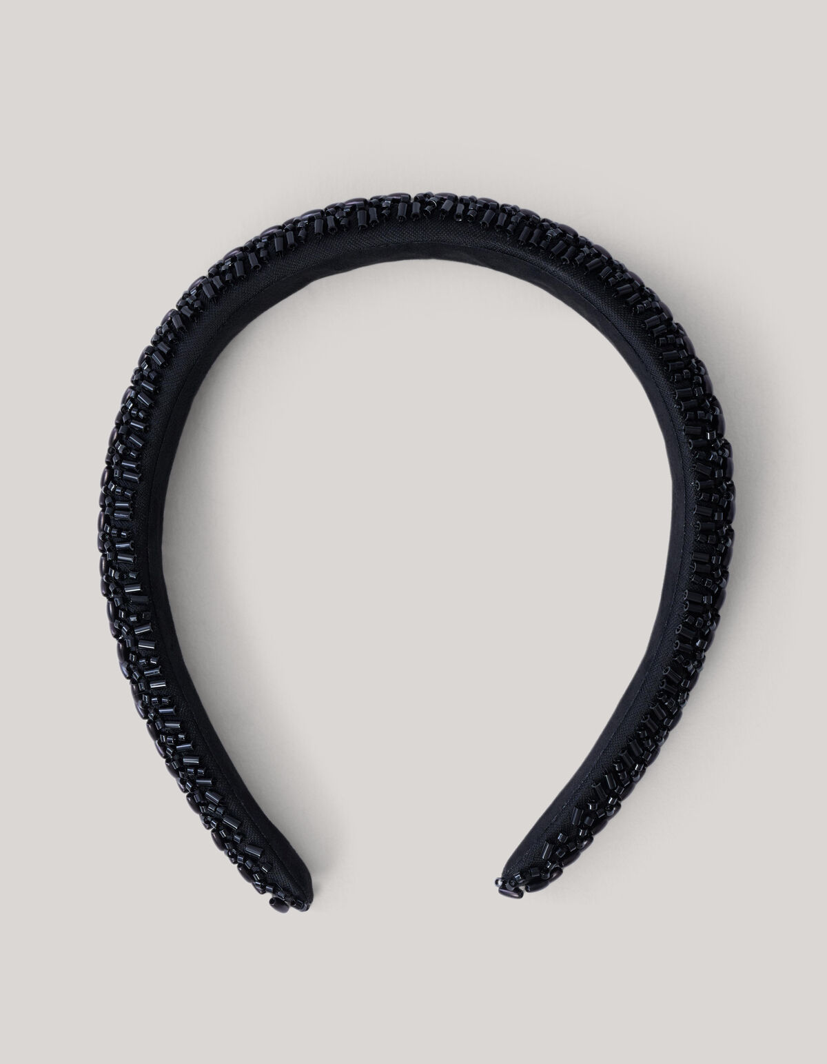 Perlen-Haarband Schwarz SHOEBY ACCESSOIRES