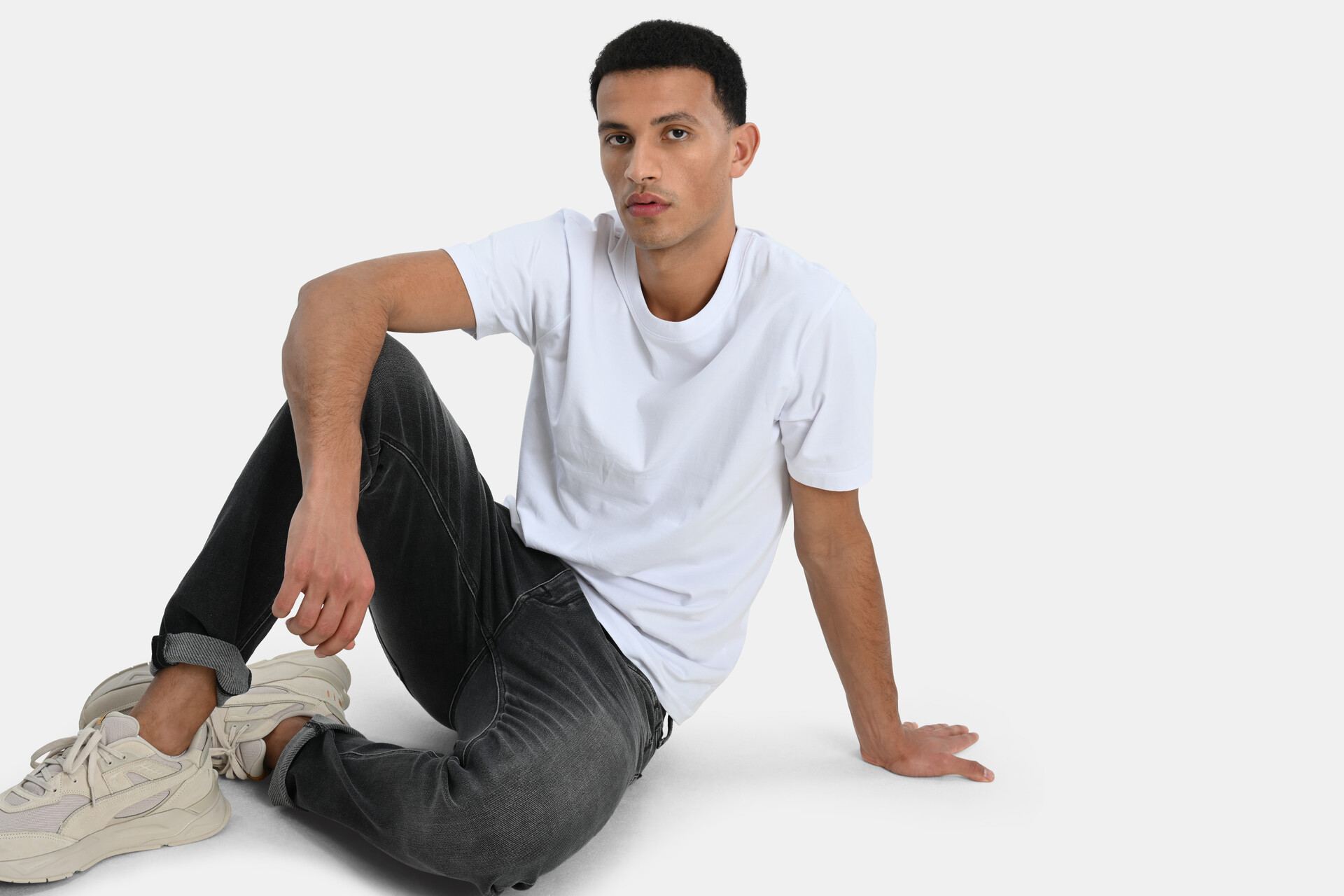 Schmale Jog-Jeans Grau L32 SHOEBY MEN