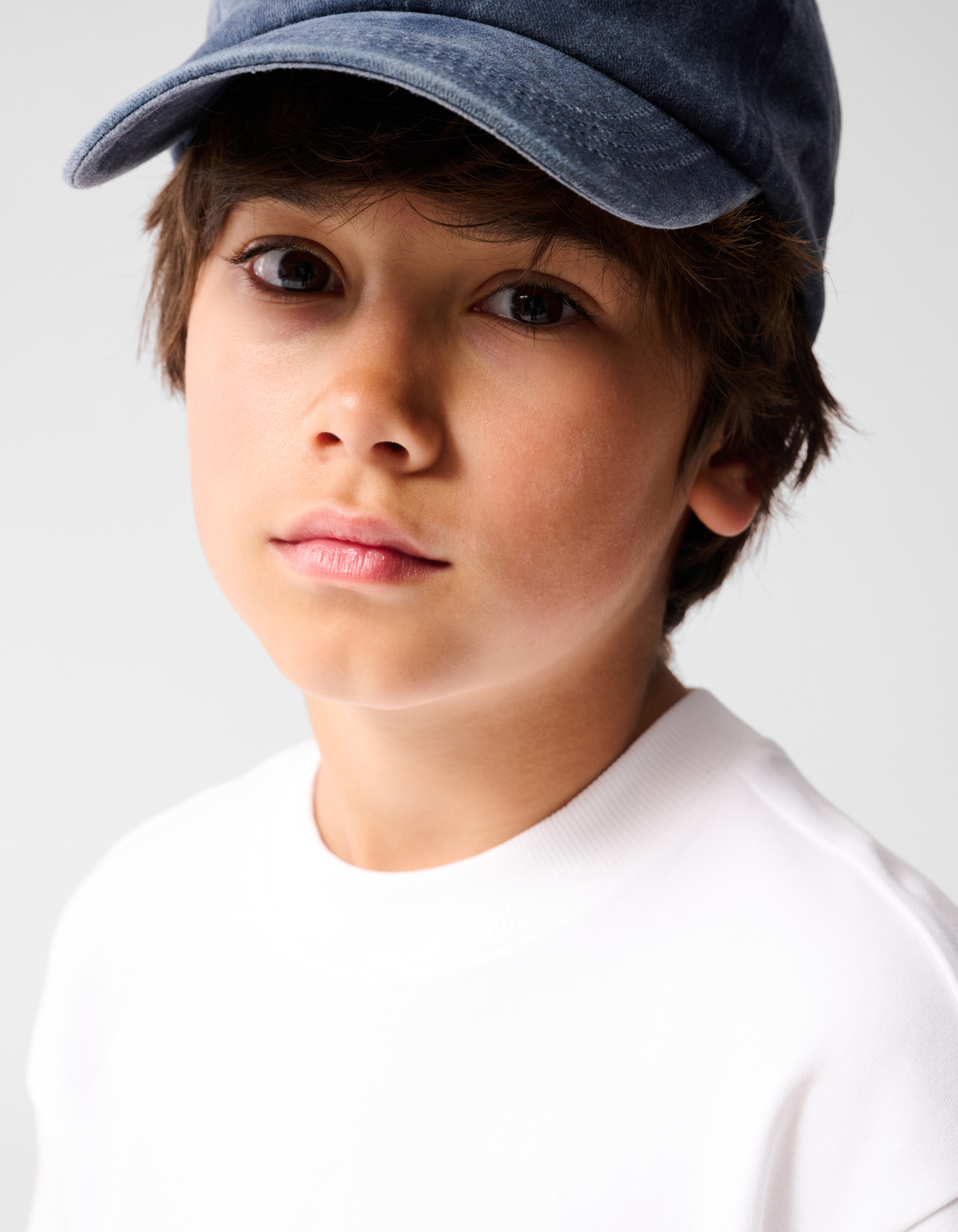 Basic-T-Shirt Weiß SHOEBY BOYS