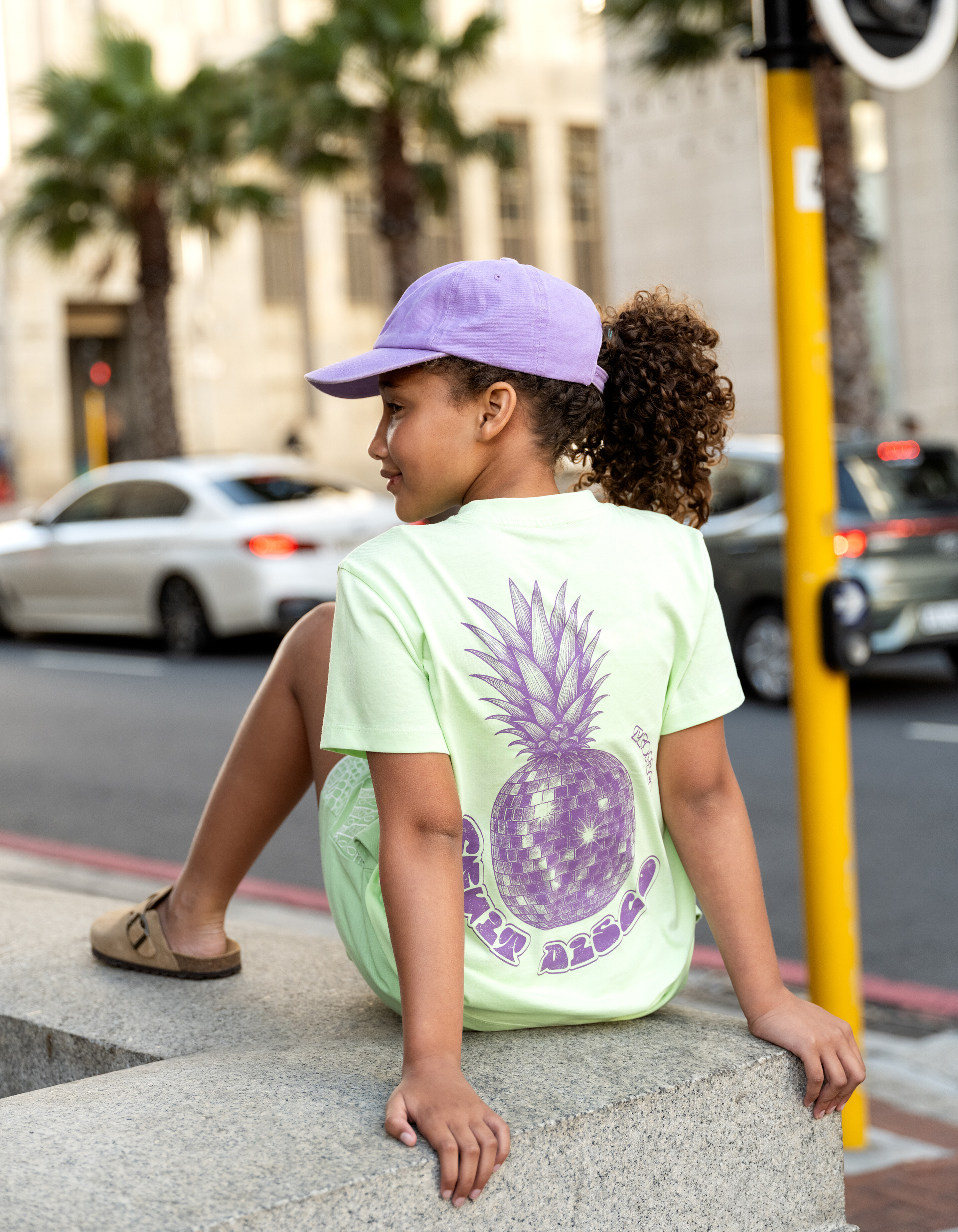 Fruit Disco Artwork T-Shirt Hellgr&uuml;n SHOEBY GIRLS