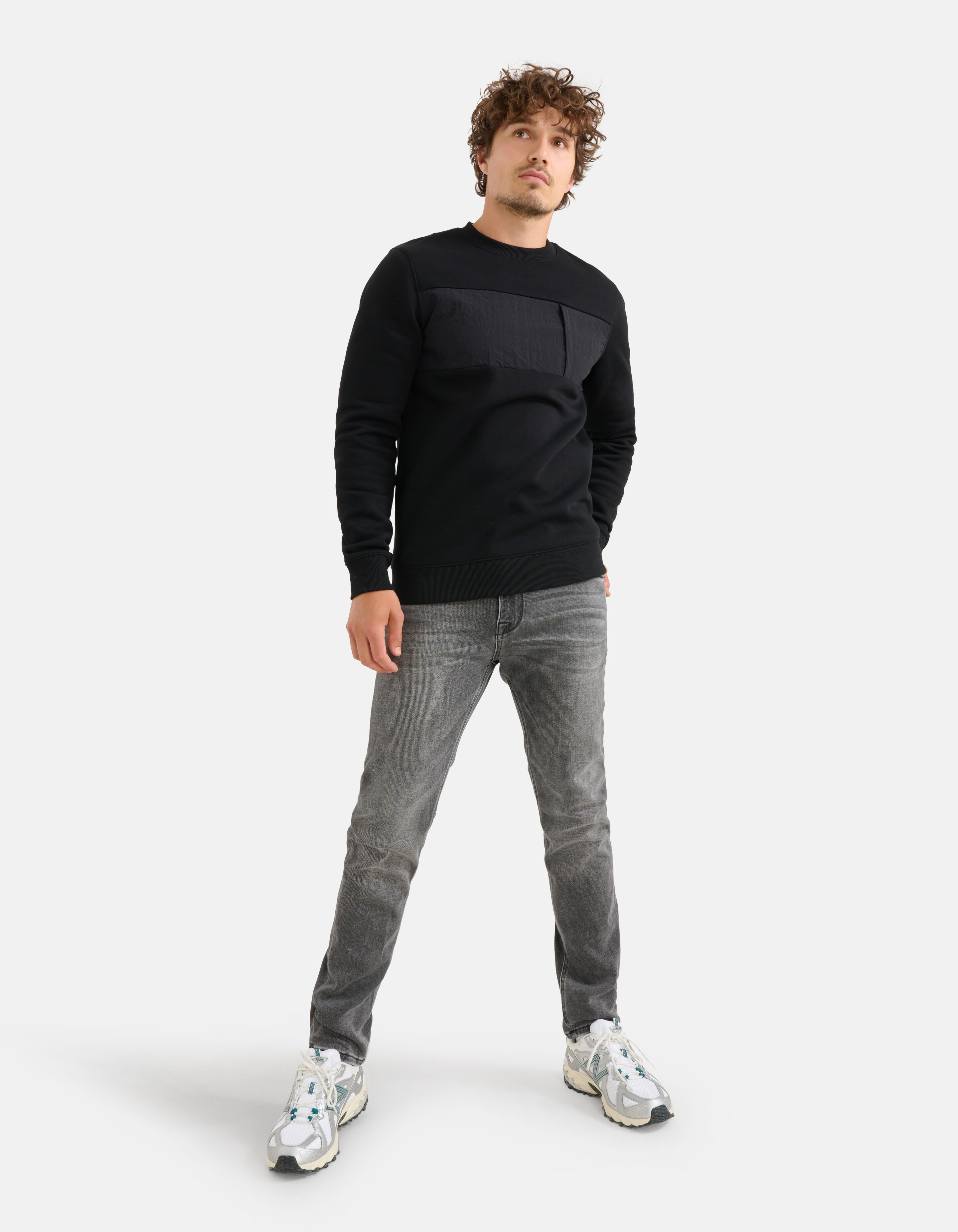 Schlanke Jog-Jeans Grau L30 SHOEBY MEN