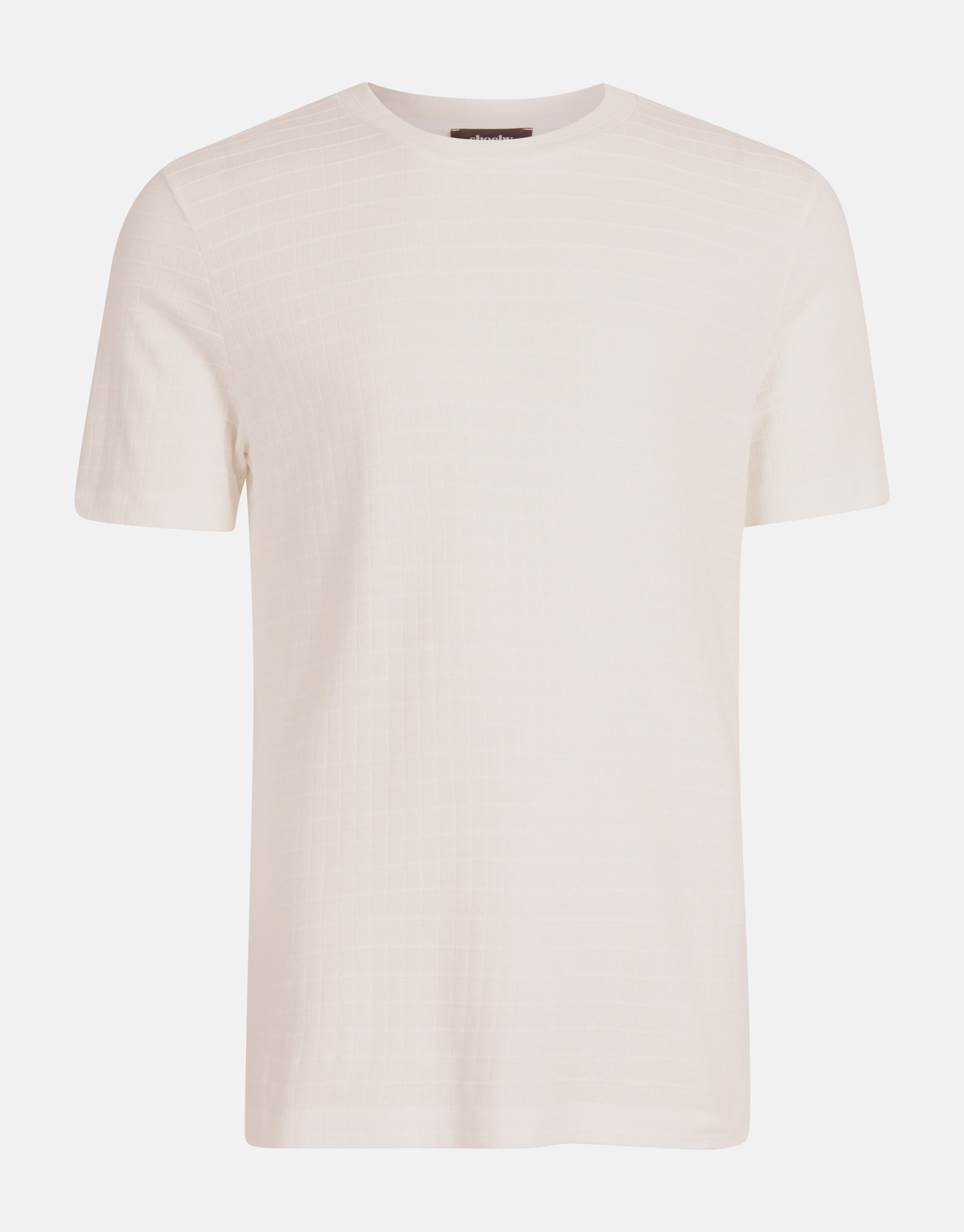 Texturiertes T-shirt Weiß SHOEBY MEN