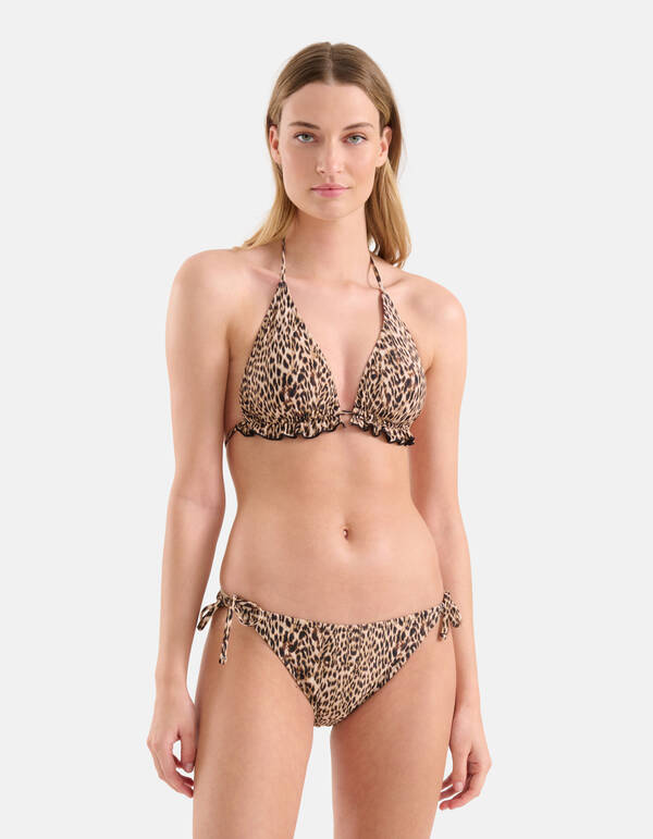 Bikini-Oberteil mit Gepardenmuster SHOEBY ACCESSOIRES