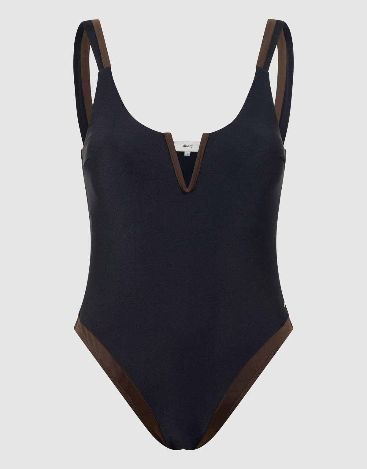 Kontrast Badeanzug Schwarz SHOEBY ACCESSOIRES