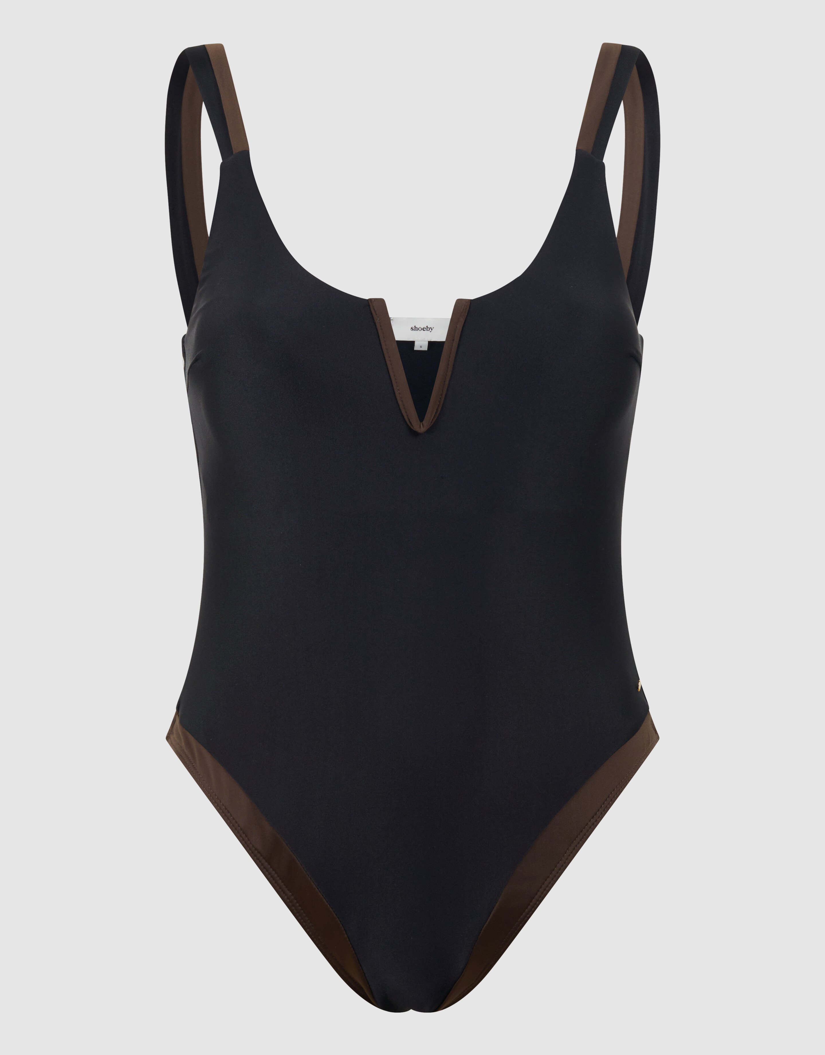 Kontrast Badeanzug Schwarz SHOEBY ACCESSOIRES