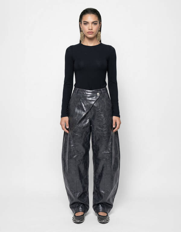 Weiche Longsleeve Top Schwarz SHOEBY WOMEN