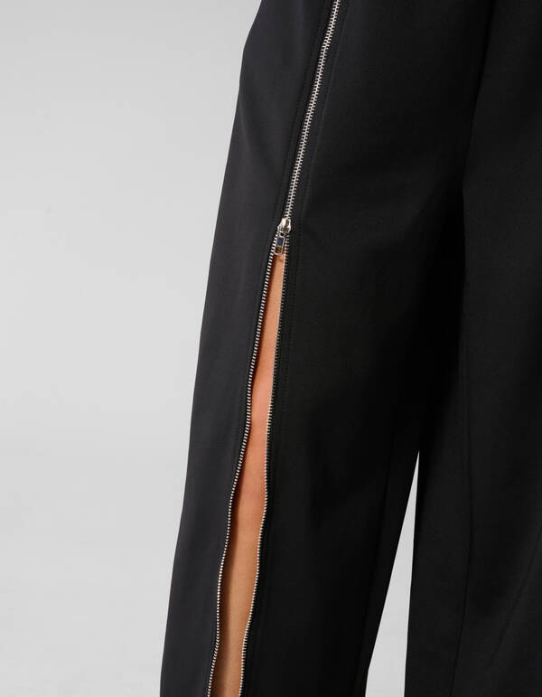 &bdquo;Front Zipper Barrel Fit&ldquo;-Hose in Schwarz SHOEBY WOMEN
