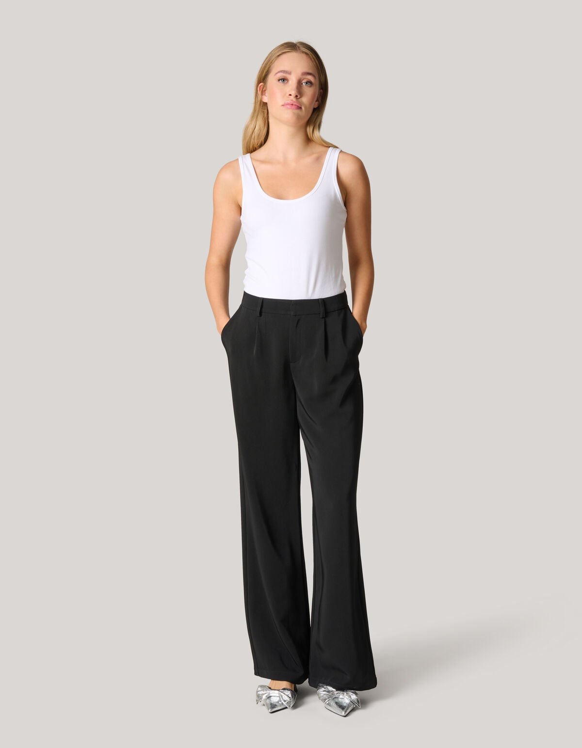 Basic Top Weiß Eksept