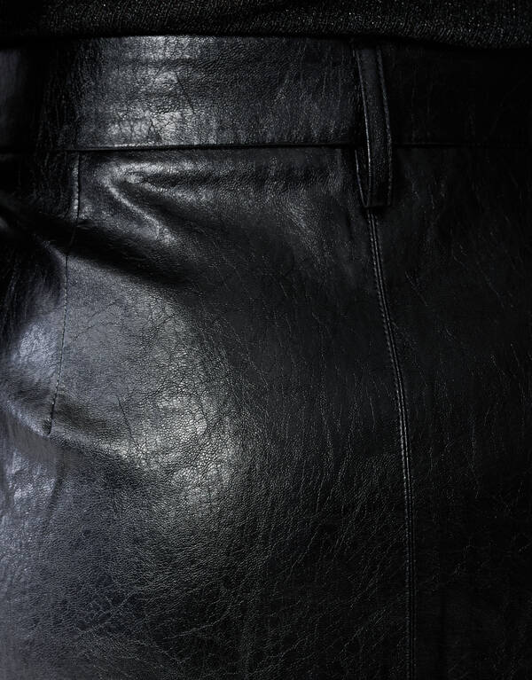 Carpenter Veganer Lederrock Schwarz SHOEBY WOMEN