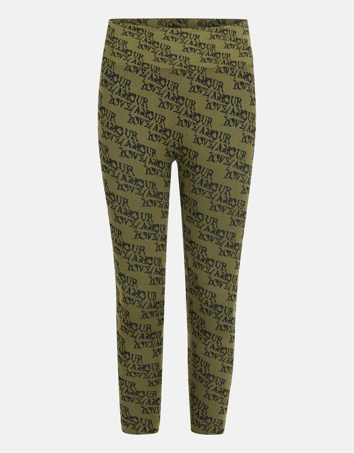 Leggings mit Druck Dunkelgr&uuml;n SHOEBY GIRLS