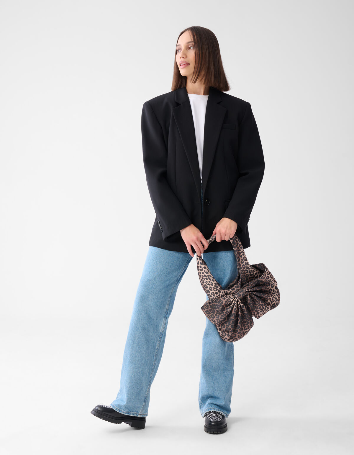 Leopard Bow Bag braun SHOEBY ACCESSOIRES