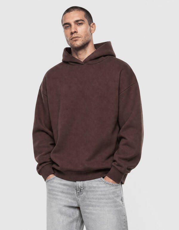 Interlock-Hoodie Dunkelbraun SHOEBY MEN