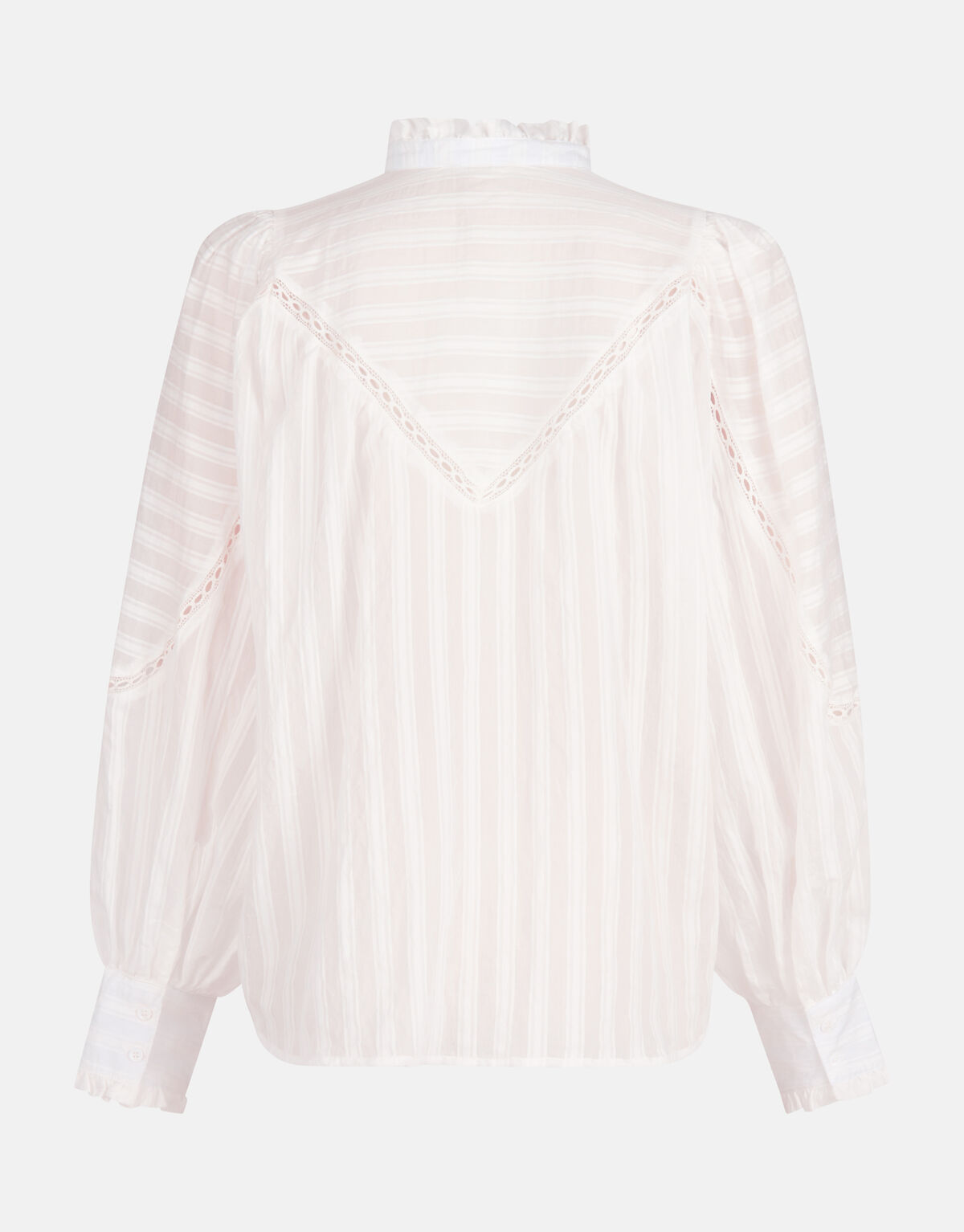 Gestreifte Bluse Off White SHOEBY WOMEN