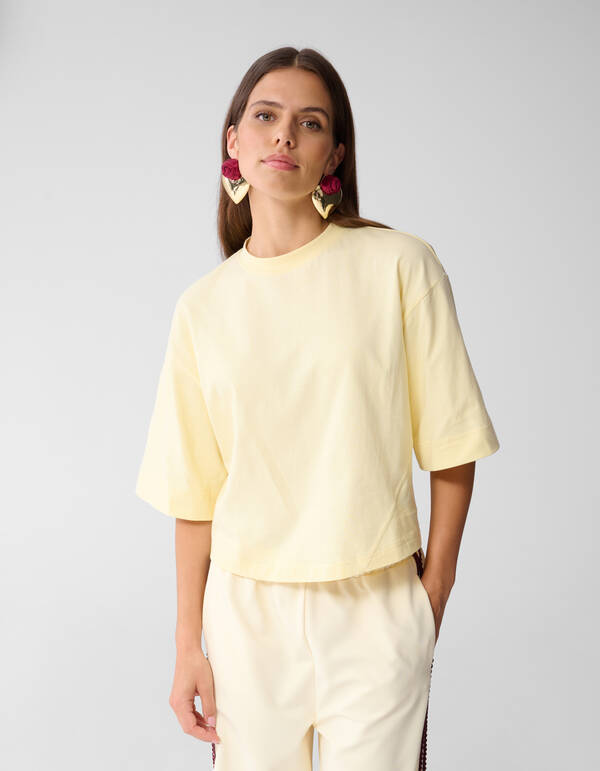 Tailored T-shirt Hellgelb SHOEBY WOMEN