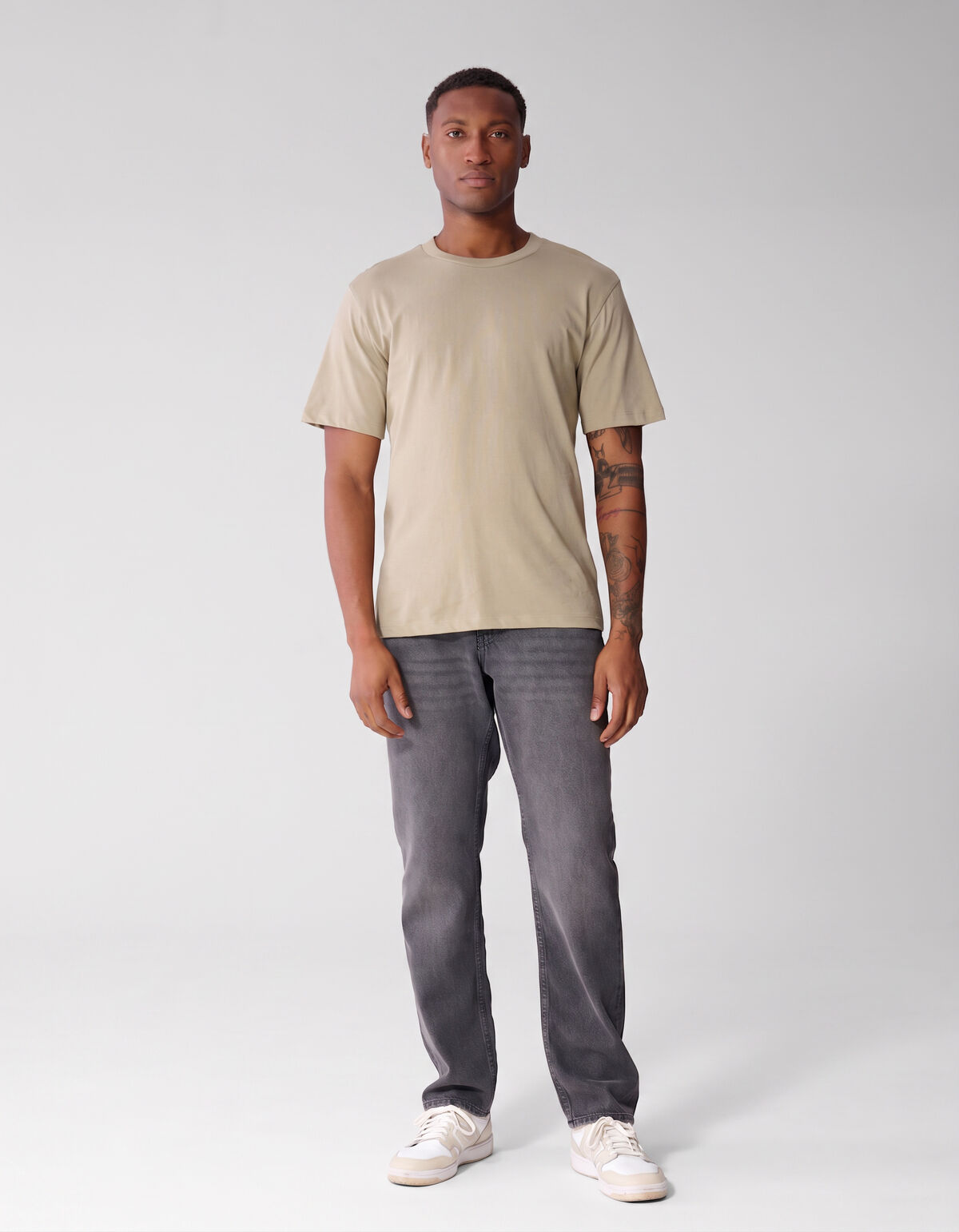 Kratzkunst T-Shirt Hellgr&uuml;n SHOEBY MEN