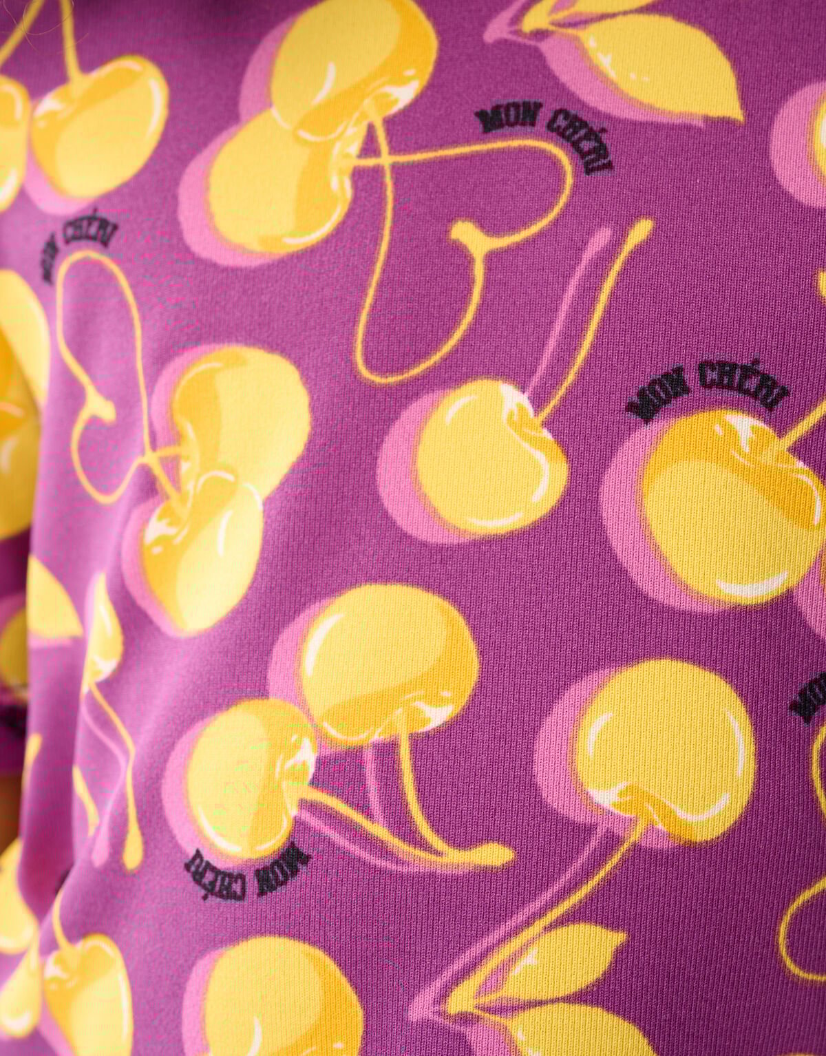 Obst Kunstwerk Crop top Dunkel Lila SHOEBY GIRLS