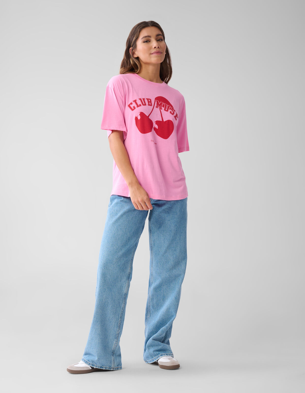 Kirsche Kunstwerk T-shirt Rosa SHOEBY WOMEN