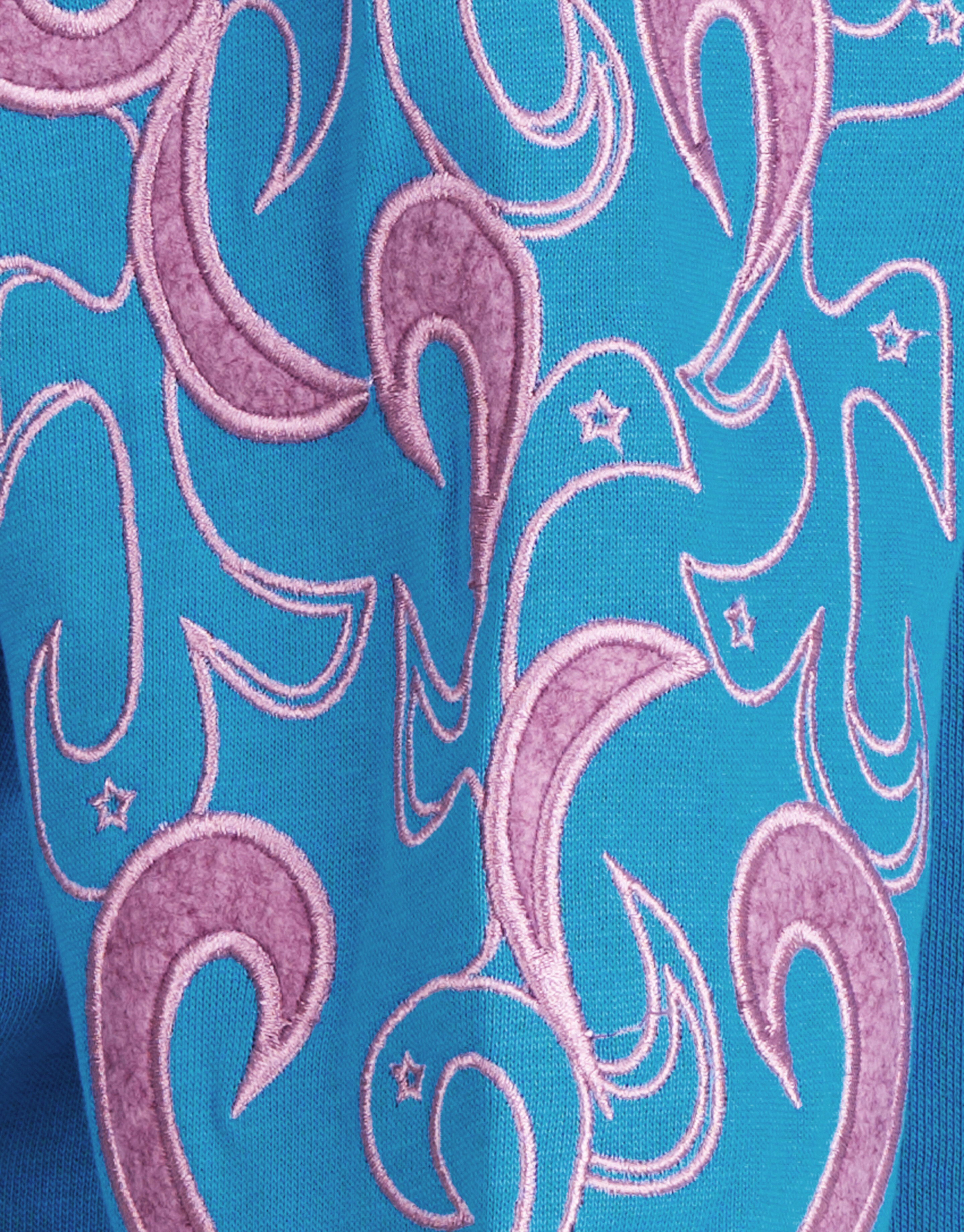 Embroidery Hoodie Blauw SHOEBY GIRLS