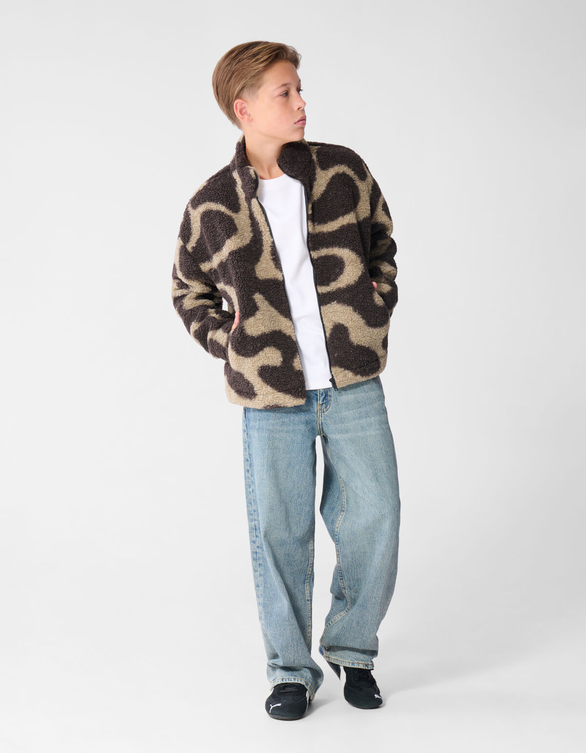 Teddy Camo Jacke Braun SHOEBY BOYS