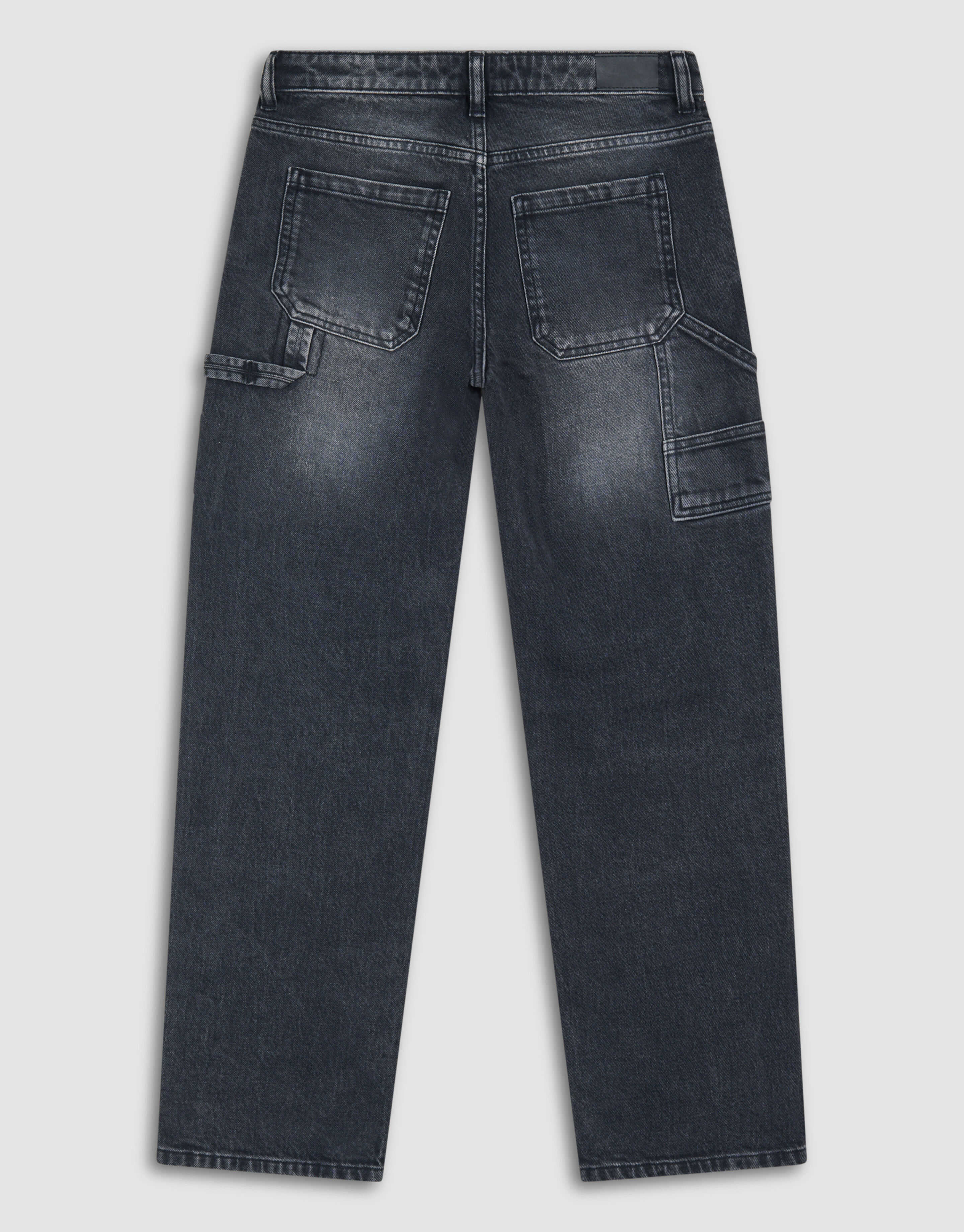 Straight Fit Jeans Dunkelgrau SHOEBY BOYS