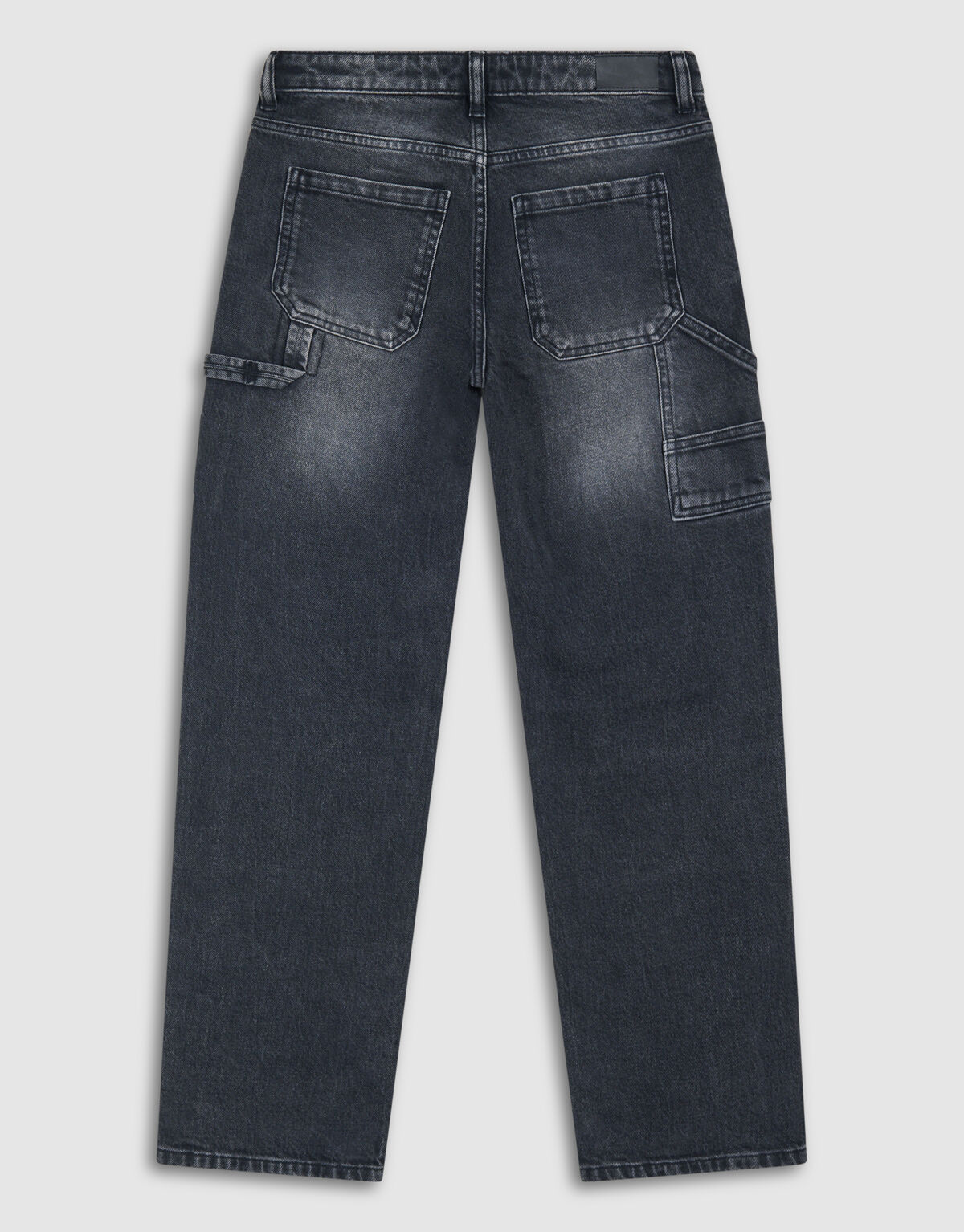 Straight Fit Jeans Dunkelgrau SHOEBY BOYS