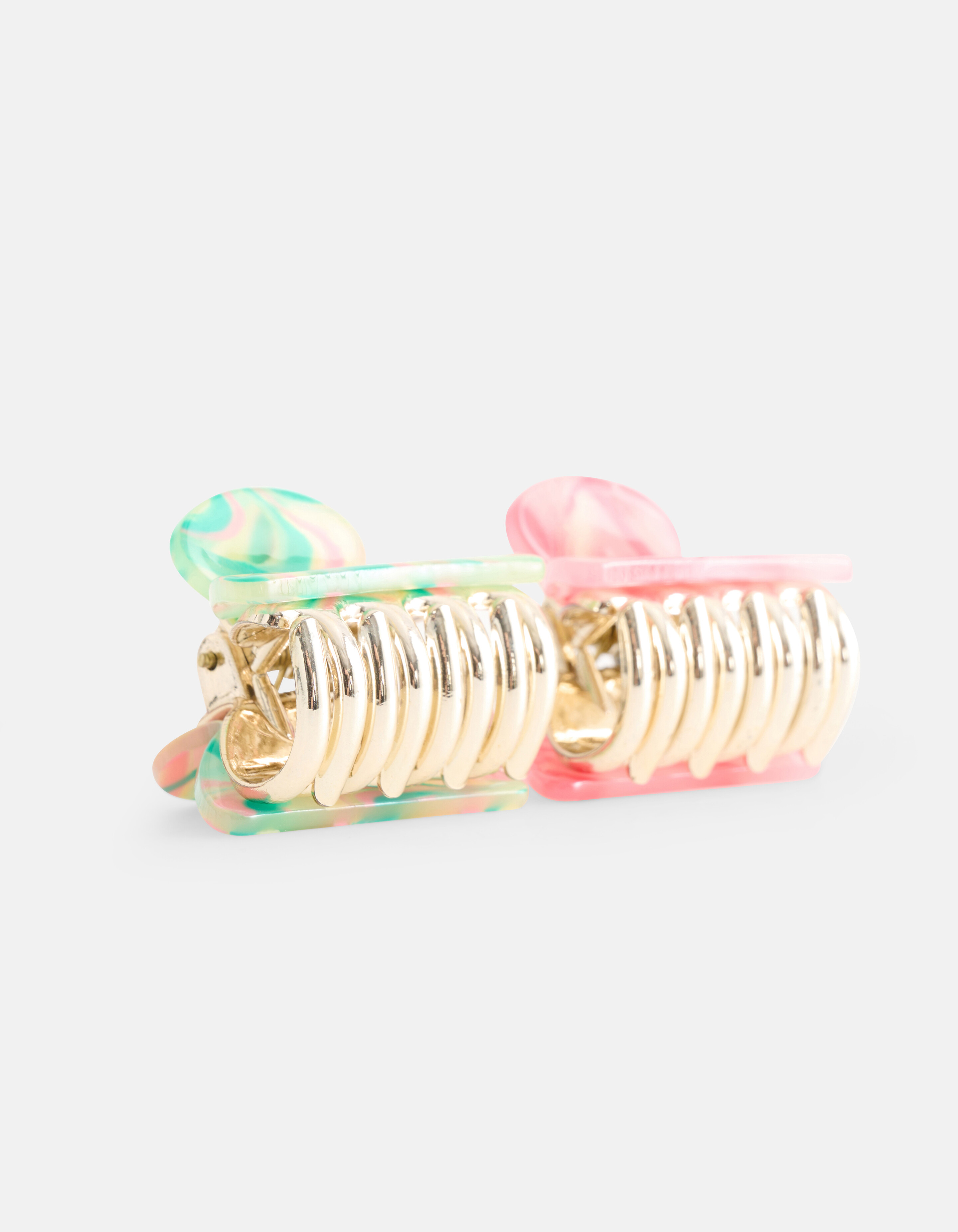 Haarspangenset rosa/grün SHOEBY ACCESSOIRES