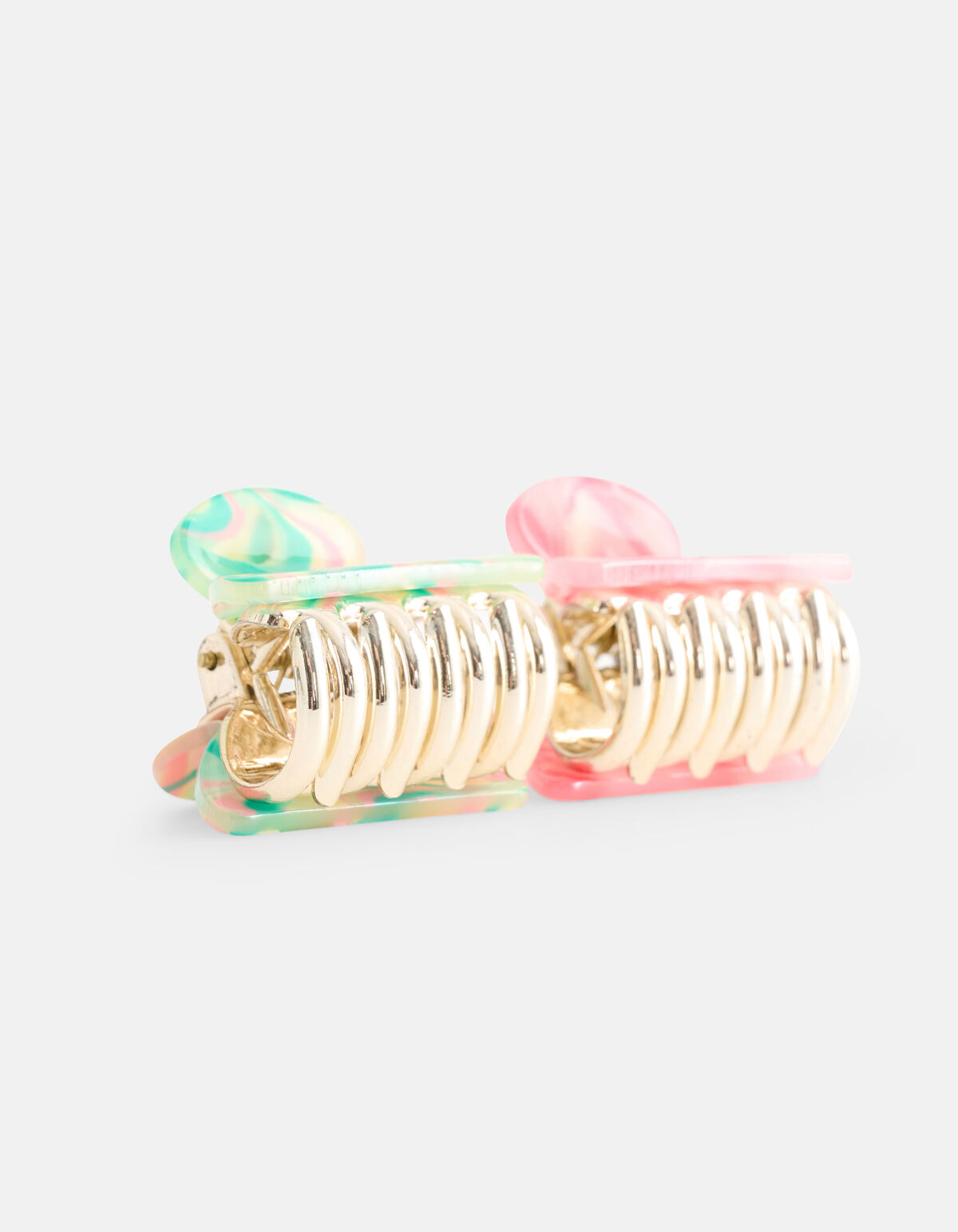 Haarspangenset rosa/grün SHOEBY ACCESSOIRES