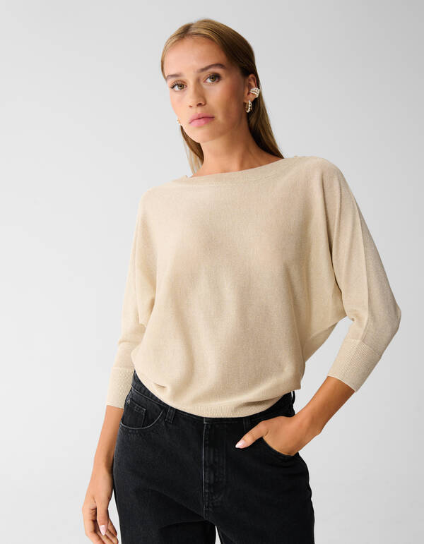 Pullover Glitzer Batwing SHOEBY WOMEN