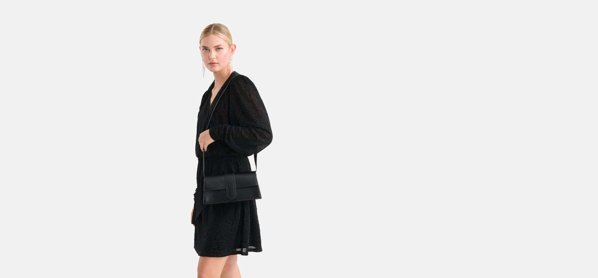 Rechteckige Tasche Schwarz SHOEBY ACCESSOIRES