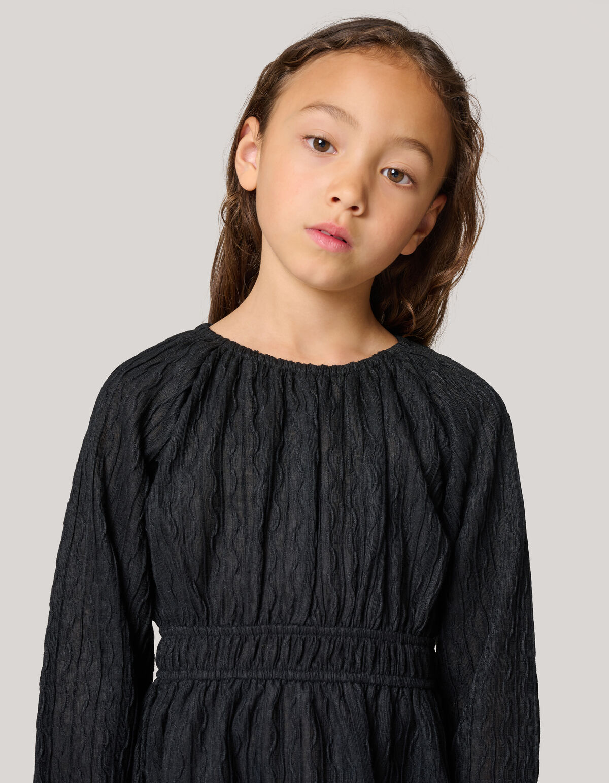 Struktur Kleid Schwarz SHOEBY GIRLS