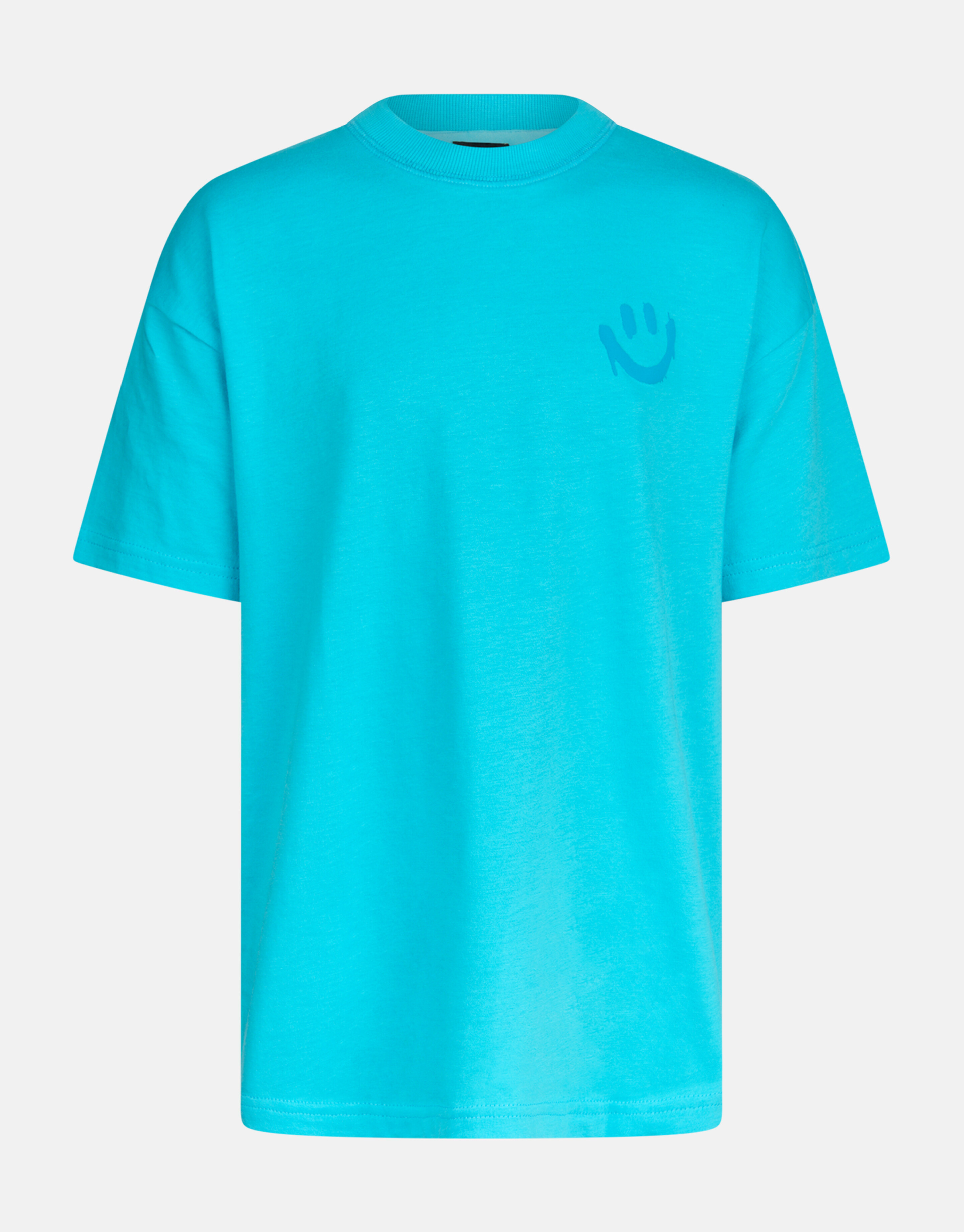 Smiley Artwork T-shirt Blauw SHOEBY BOYS