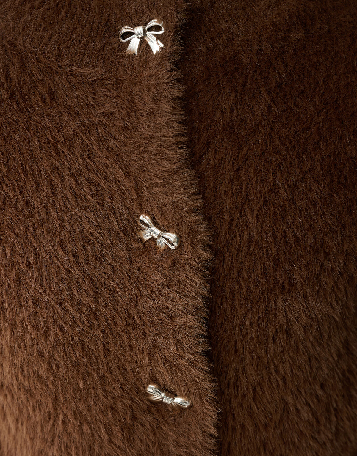 Braune Weste mit Schleife SHOEBY GIRLS