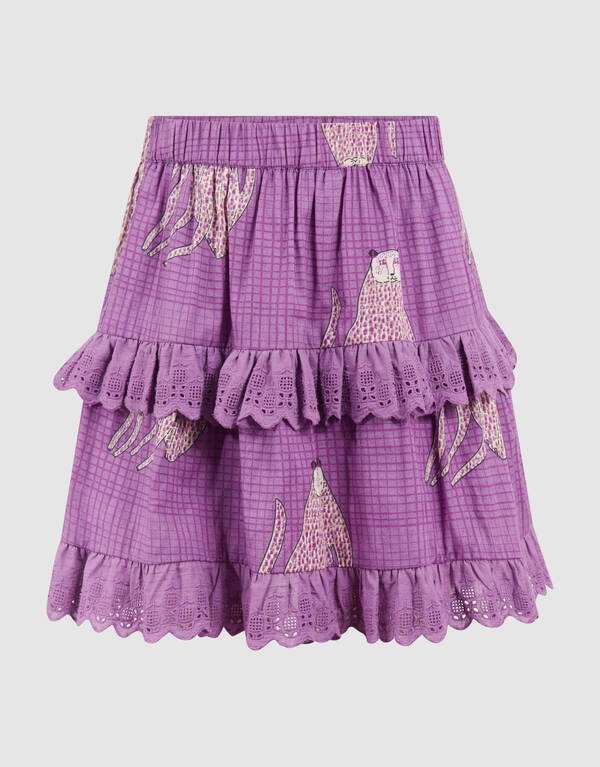 Tiger Ruffle Rock Lila SHOEBY GIRLS