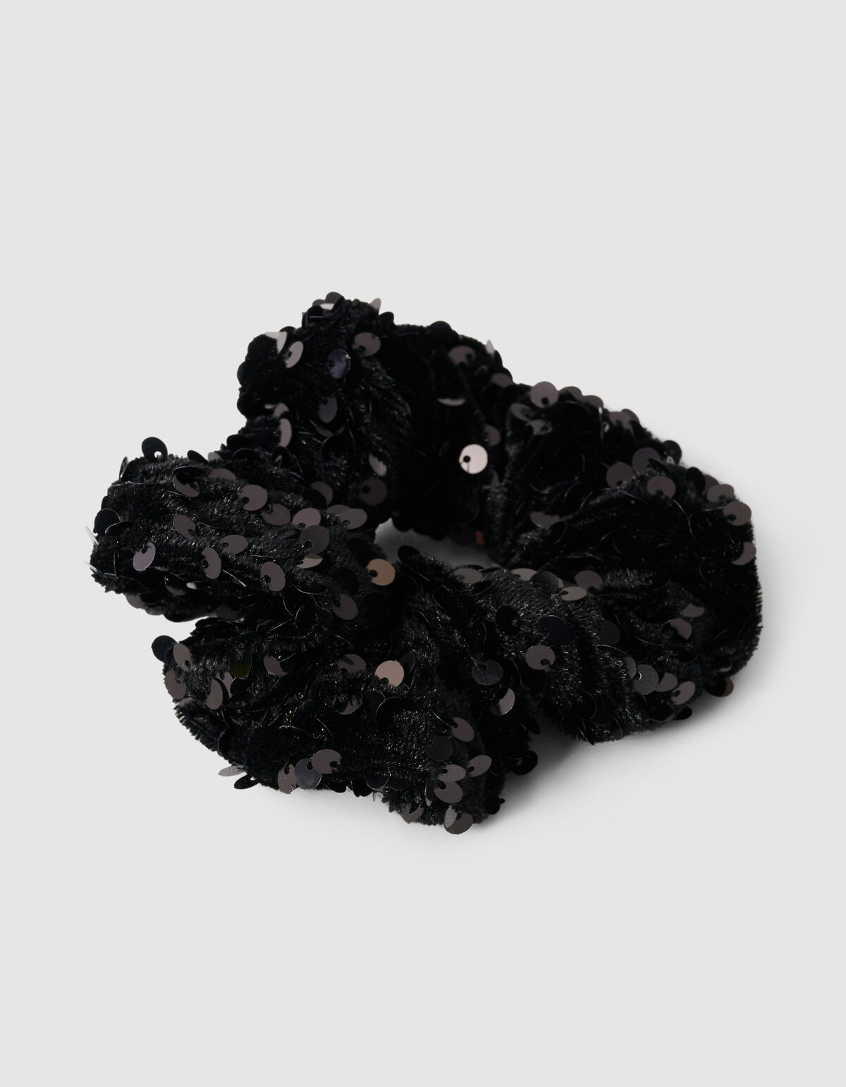 Pailletten-Haargummi Schwarz SHOEBY ACCESSOIRES