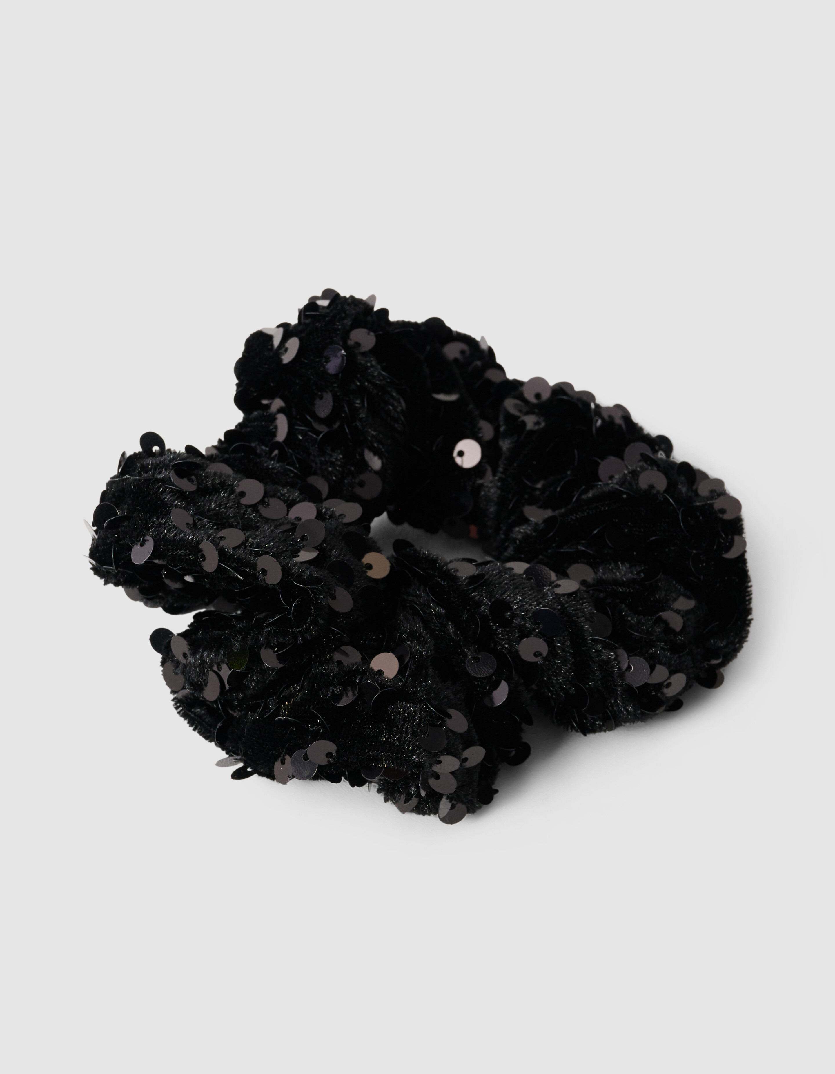 Pailletten-Haargummi Schwarz SHOEBY ACCESSOIRES