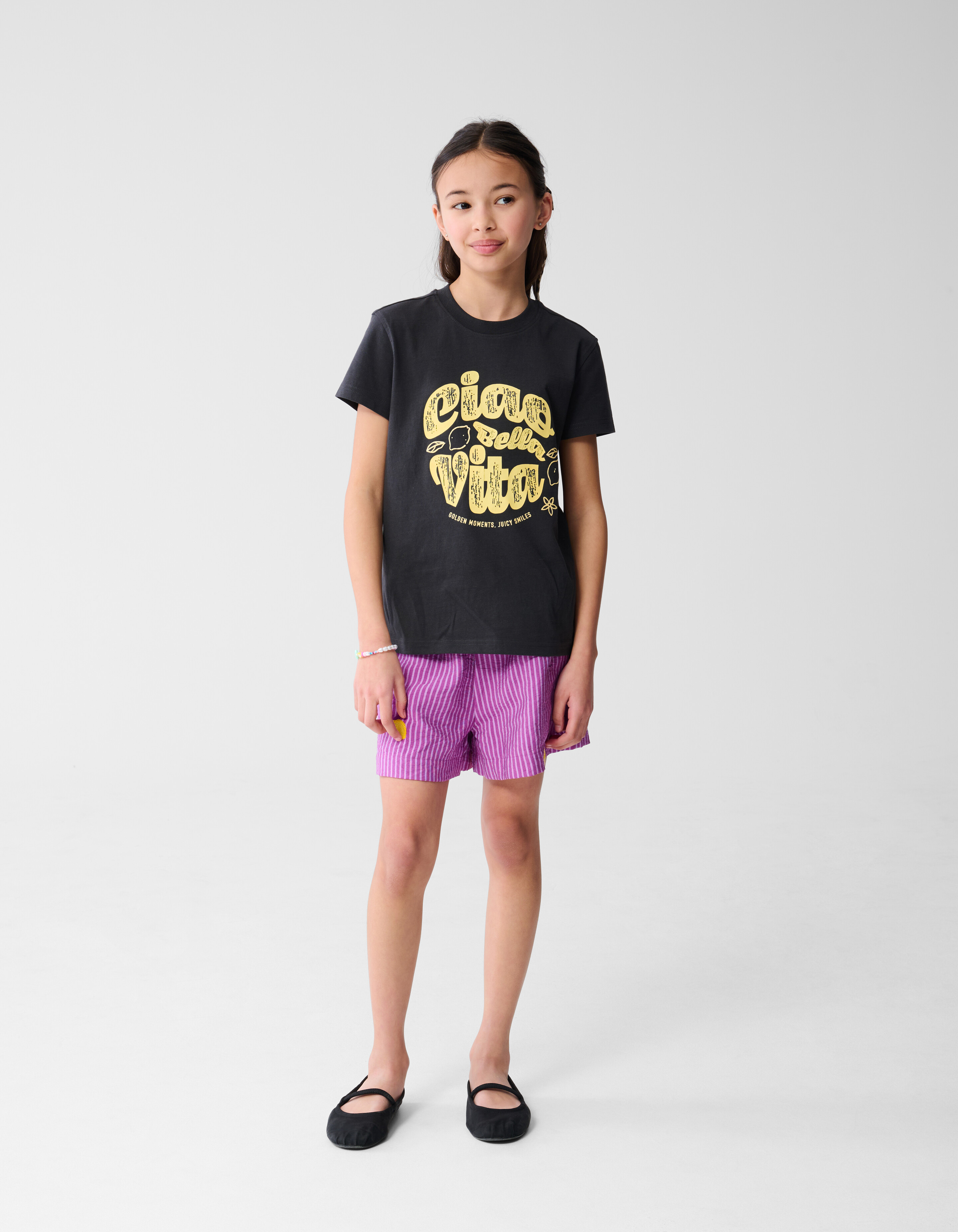 Artwork T-shirt Dunkelgrau SHOEBY GIRLS