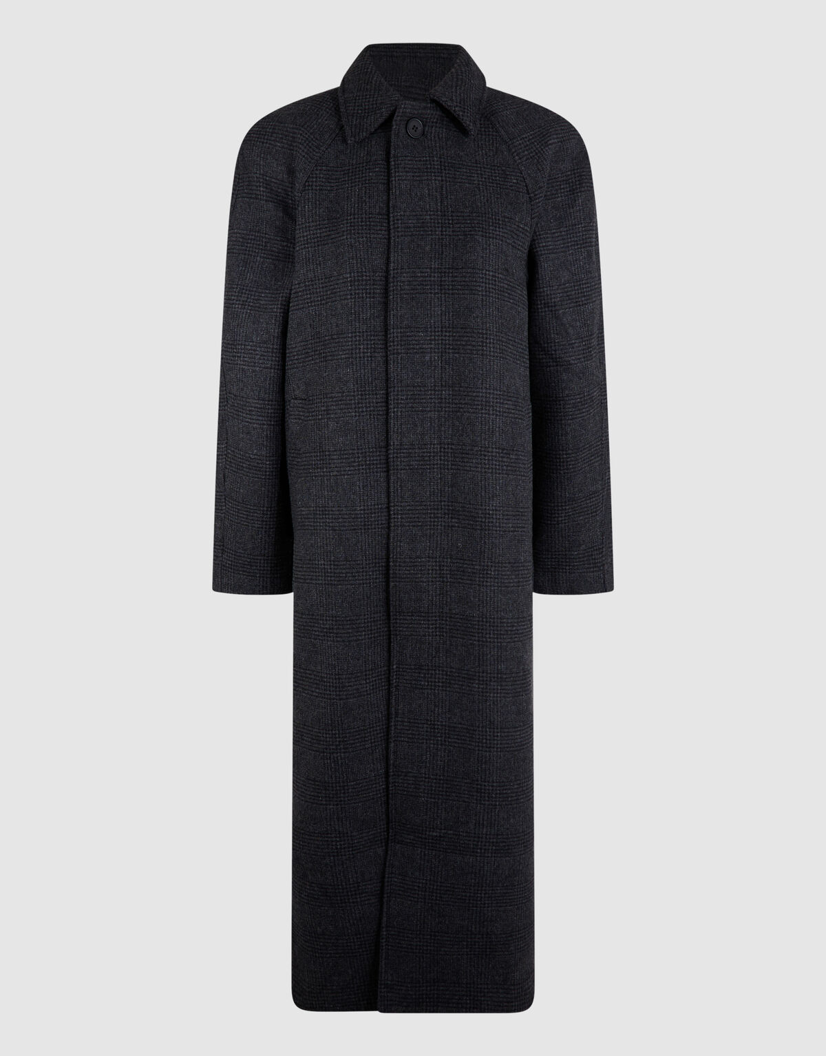 Oversized Karo Jacke Dunkelgrau SHOEBY WOMEN