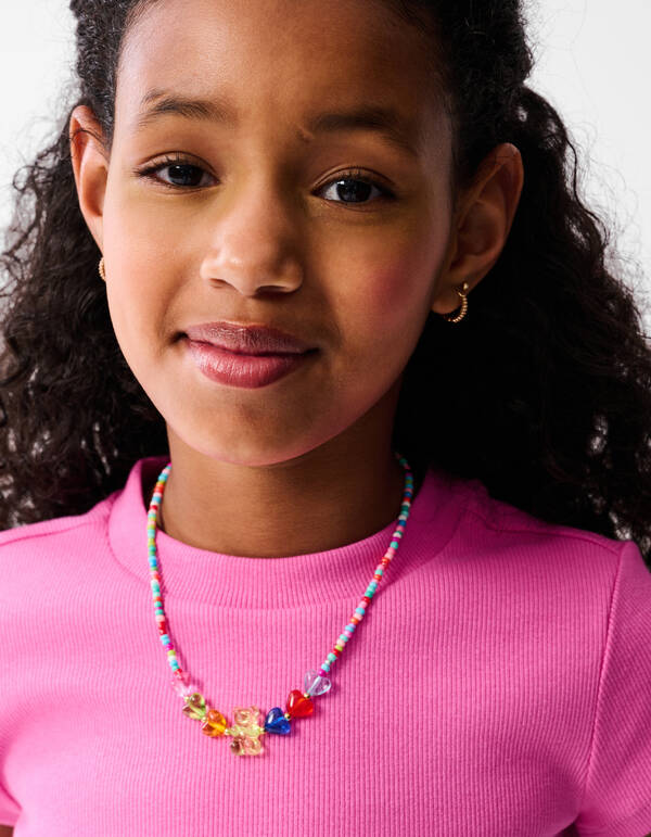 Rippen-Kropf-Oberteil Rosa SHOEBY GIRLS