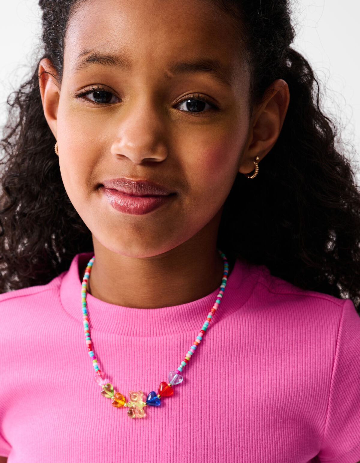 Rippen-Kropf-Oberteil Rosa SHOEBY GIRLS