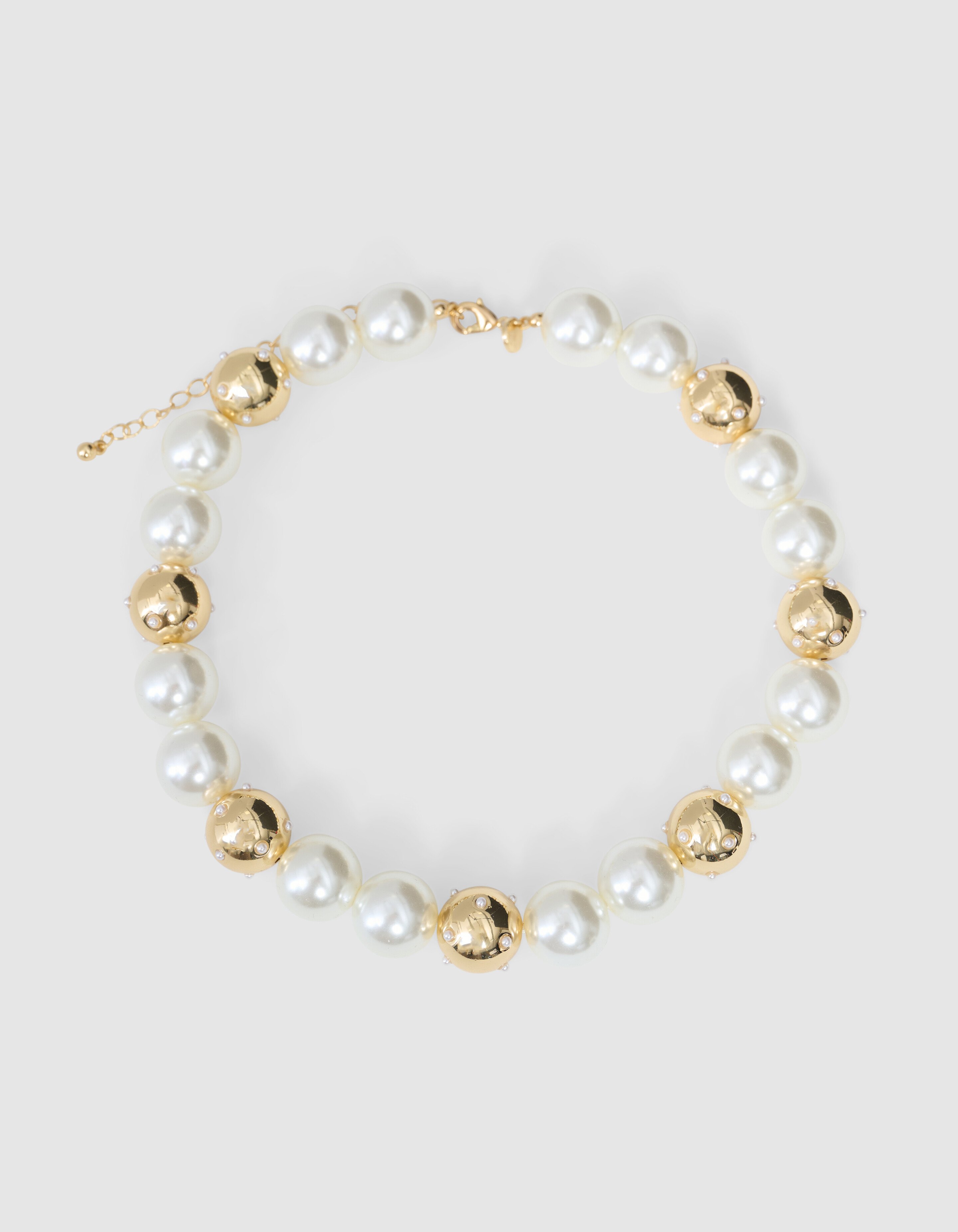 Mix Perlenkette Gold SHOEBY ACCESSOIRES