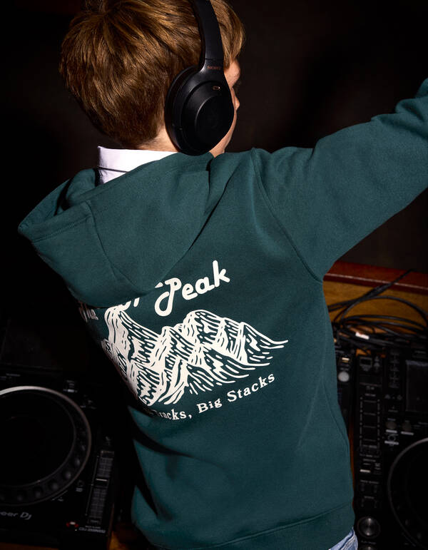 Hype Artwork Hoodie Dunkelgrün SHOEBY BOYS