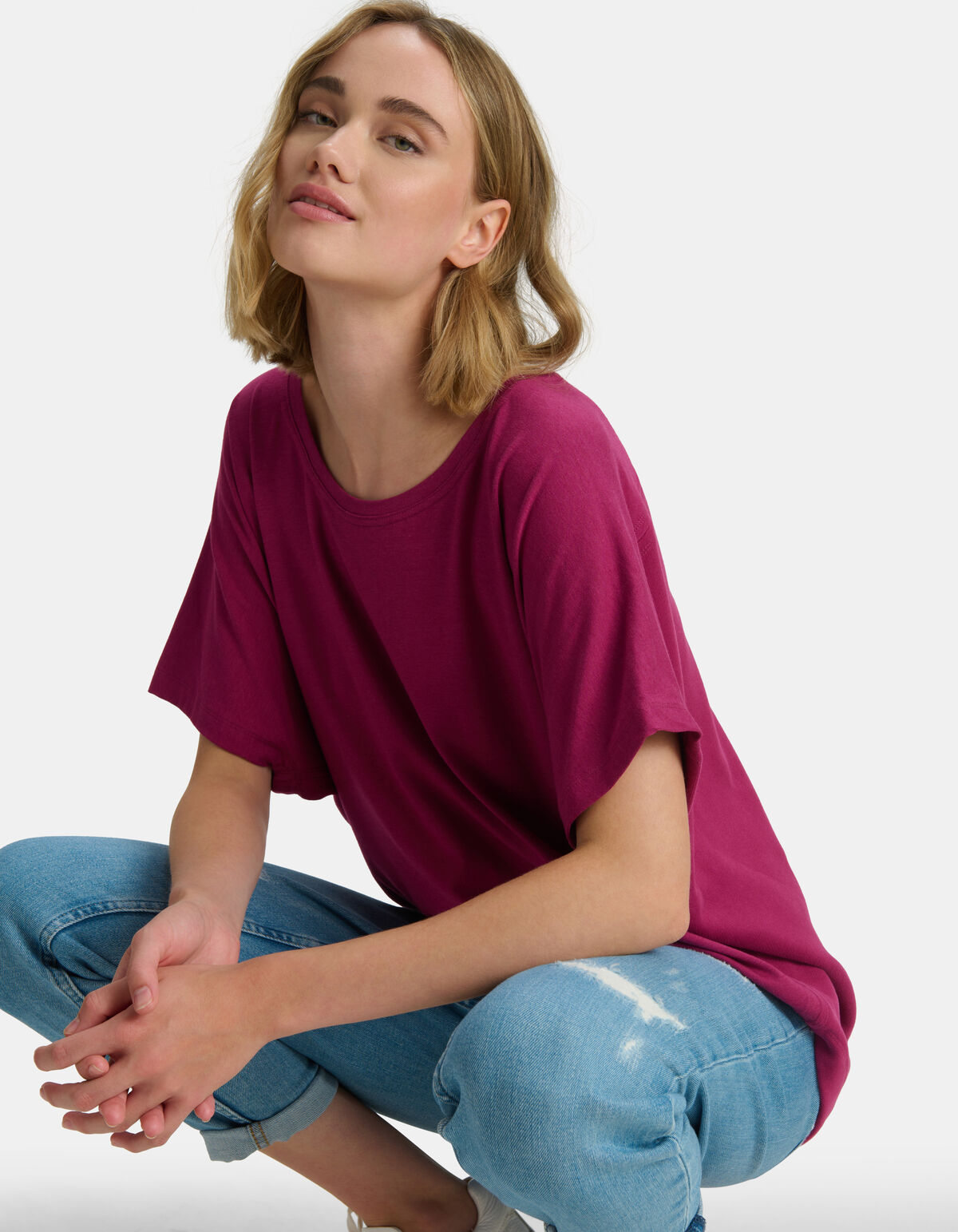 T-Shirt Loose Combine SHOEBY WOMEN