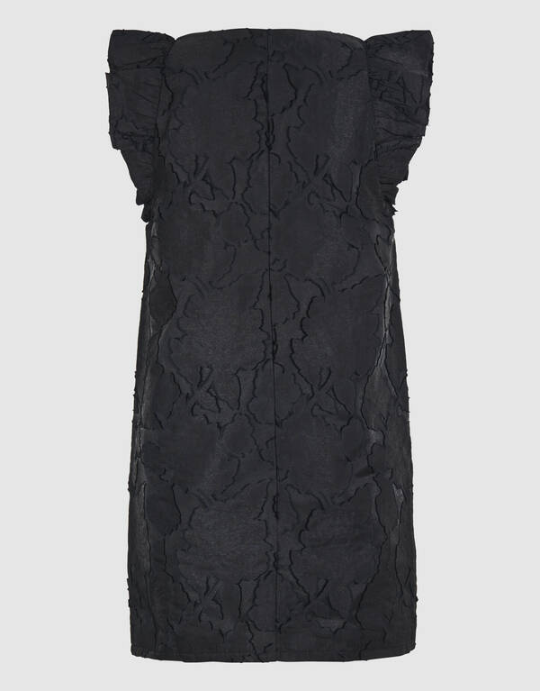 Jacquard Mini Kleid Schwarz SHOEBY WOMEN